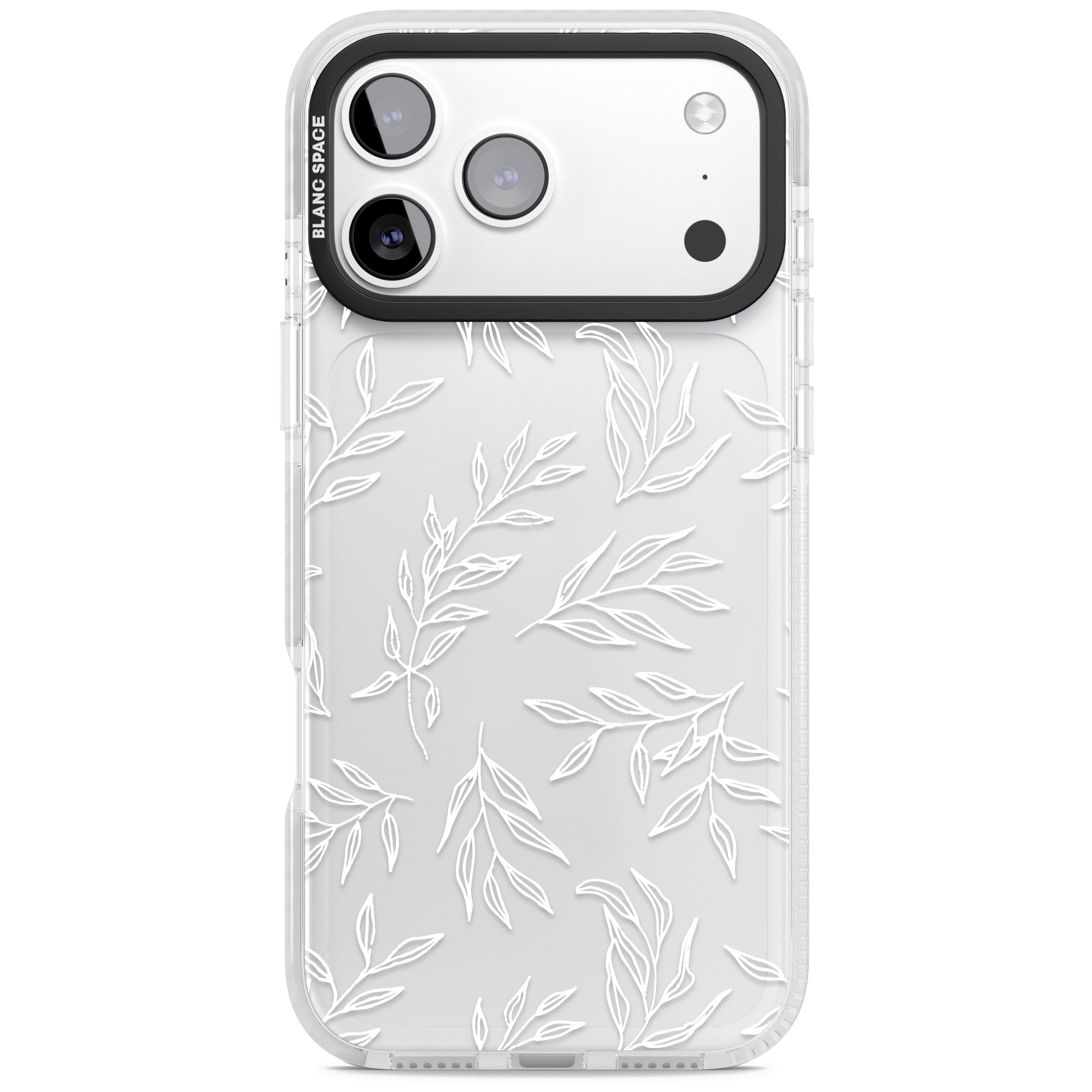Leafy Botanical iPhone 17 Pro Impact Clear Phone Case
