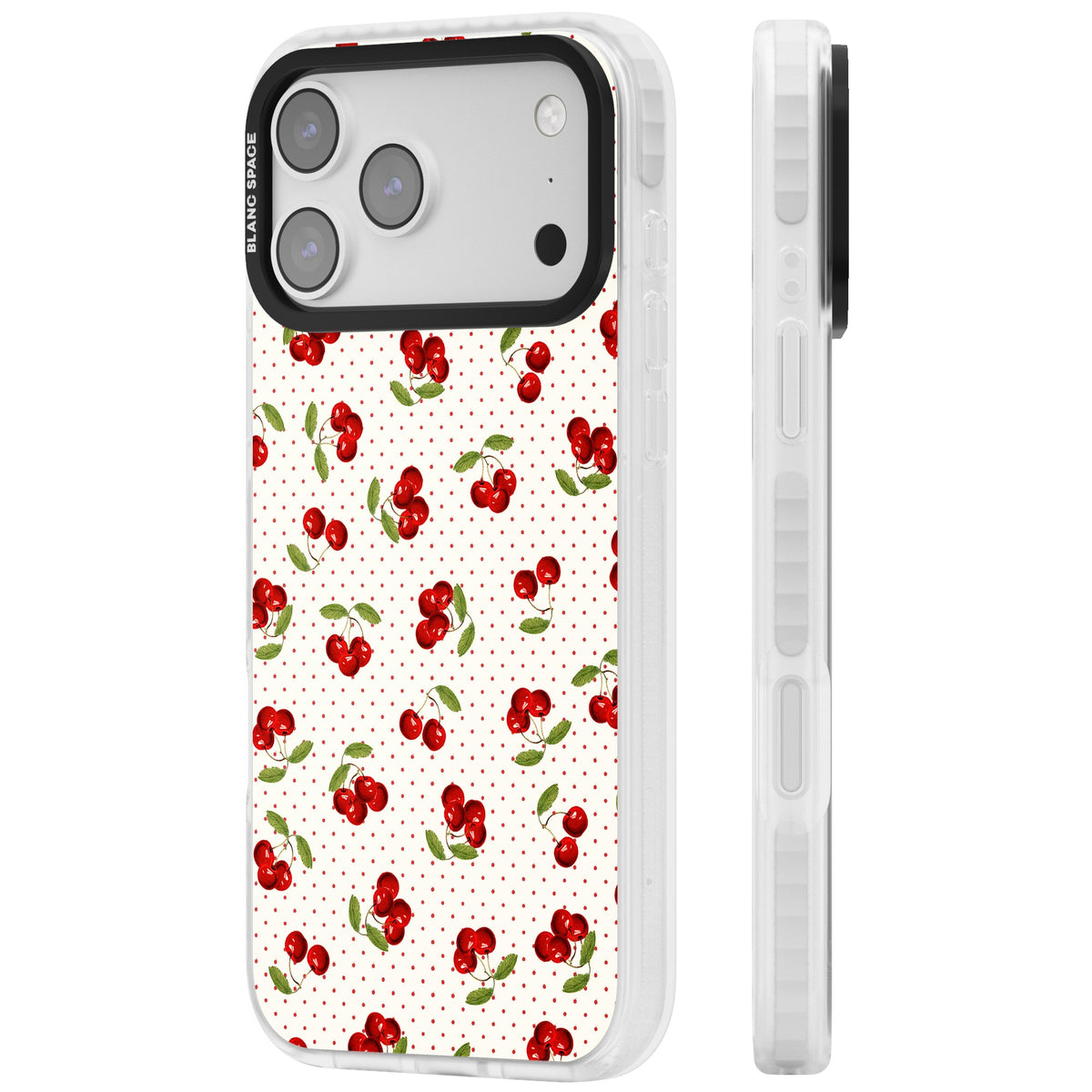 Cherry Picking iPhone 17 Pro Max Impact Clear Phone Case side