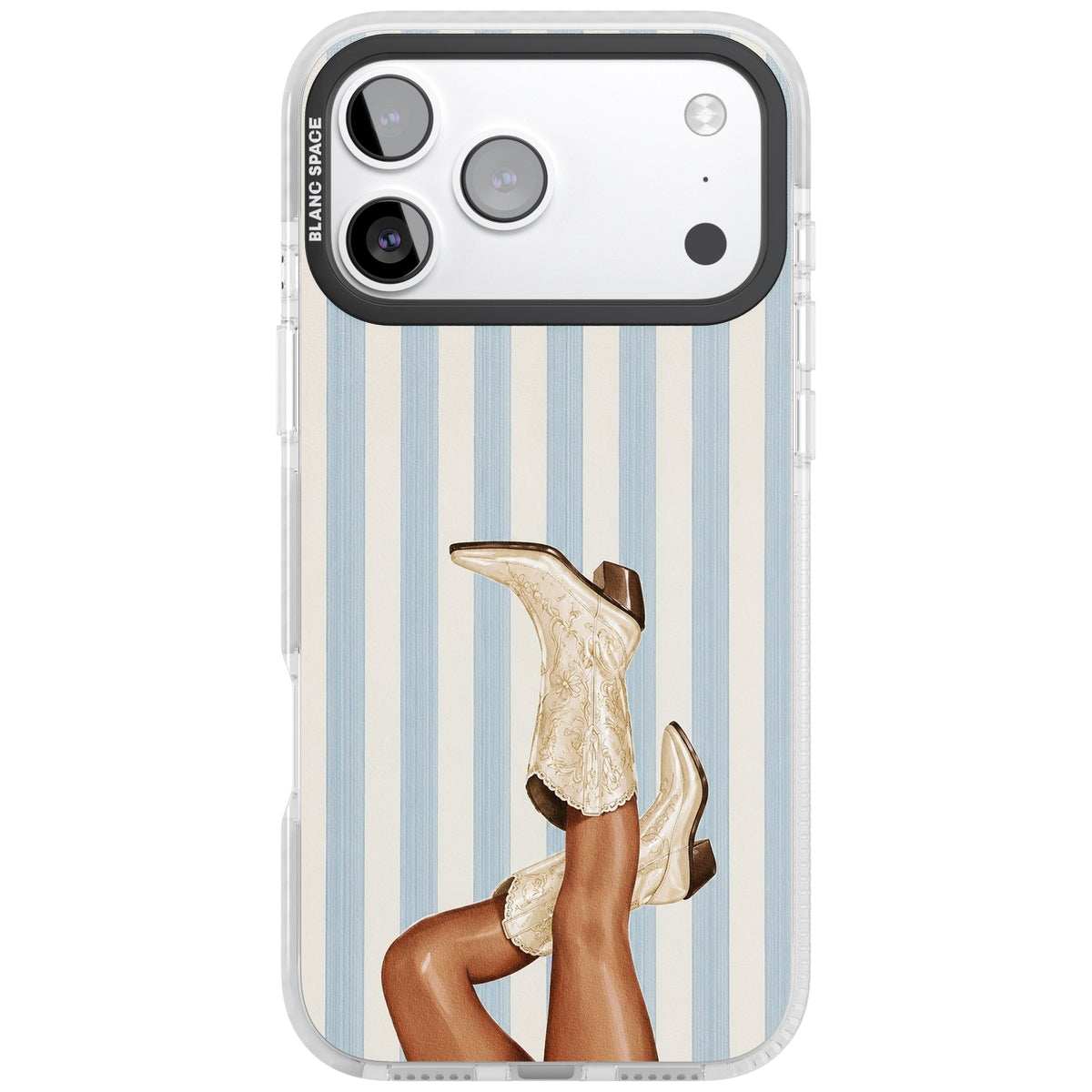 Cowgirl Boots iPhone 17 Pro Max Impact Clear Phone Case front