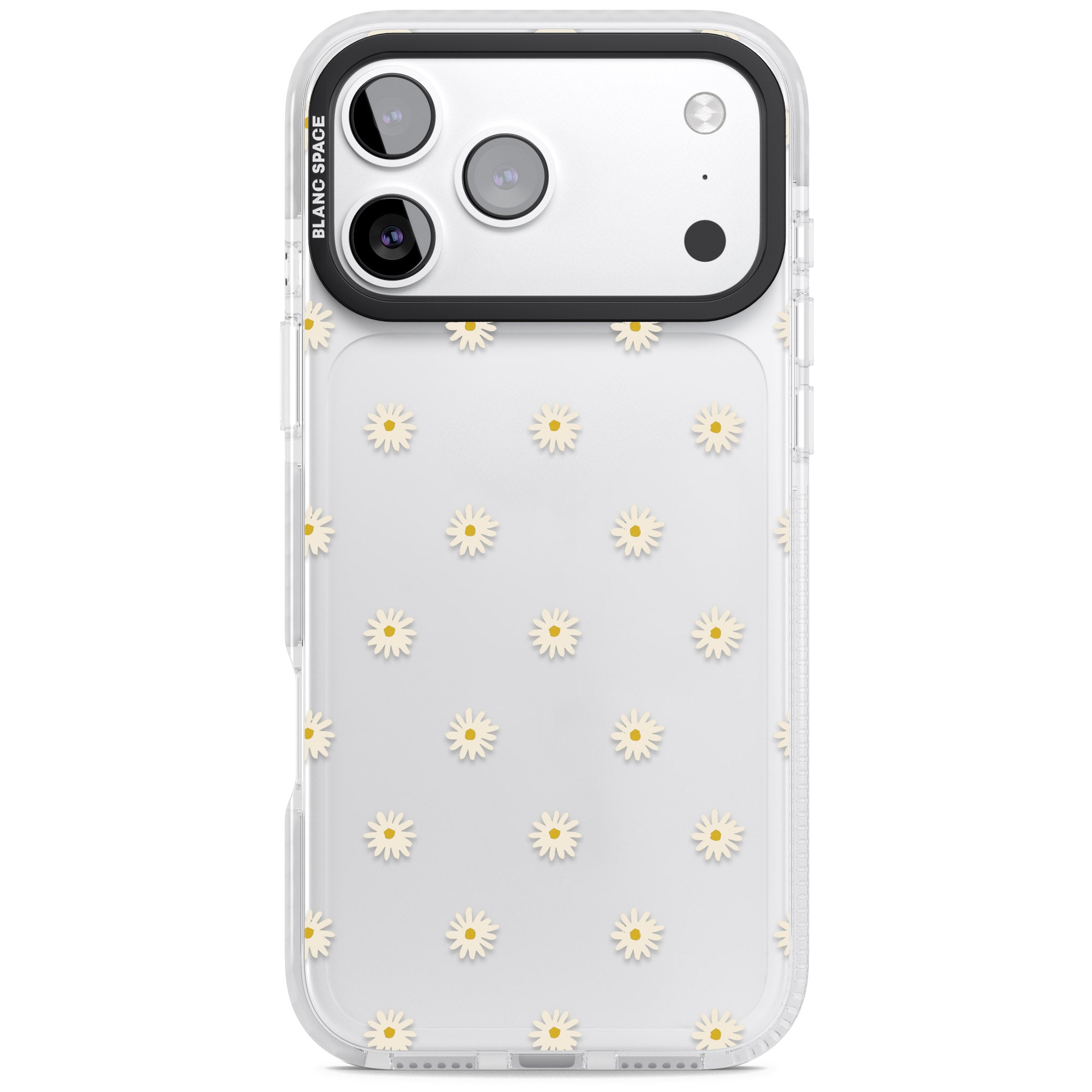 Daisy Pop Floral iPhone 17 Pro Impact Clear Phone Case