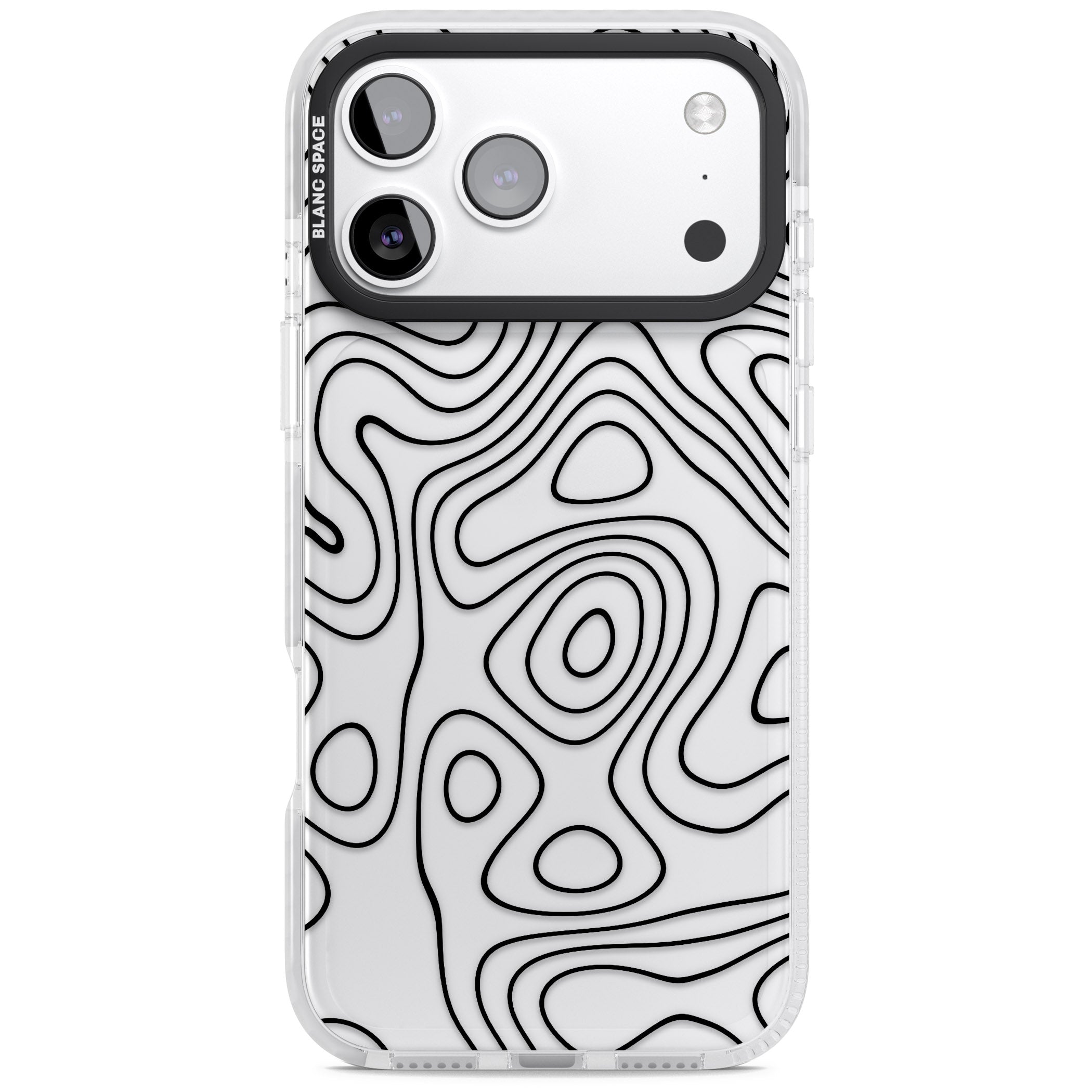Damascus Steel iPhone 17 Pro Impact Clear Phone Case