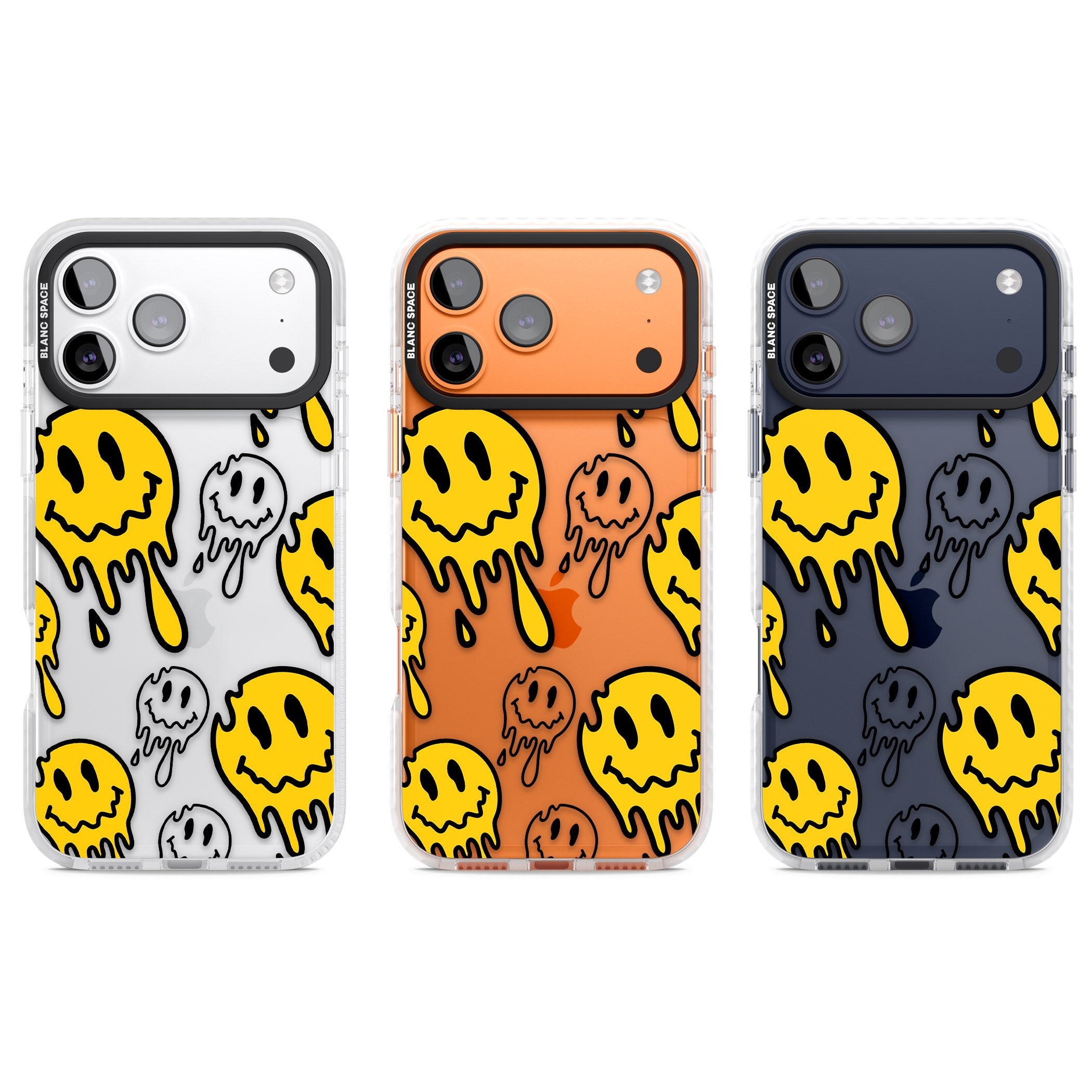 Face Melt iPhone 17 Pro Impact Clear Phone Case APT Impact Protection