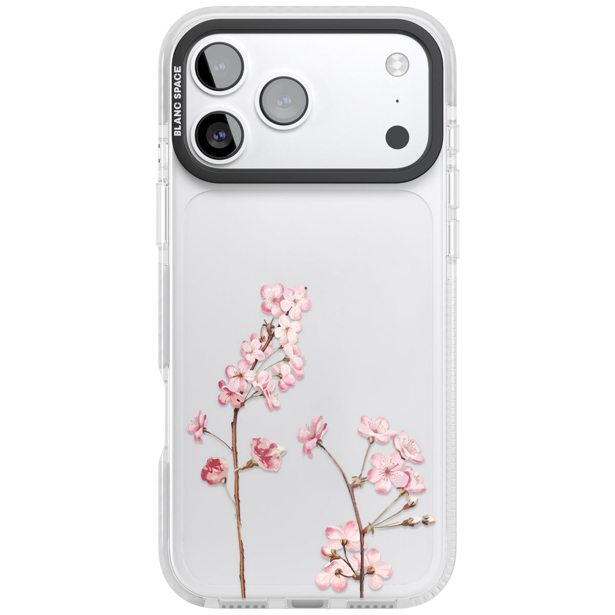 Blossom Flower iPhone 17 Pro Max Impact Clear Phone Case front
