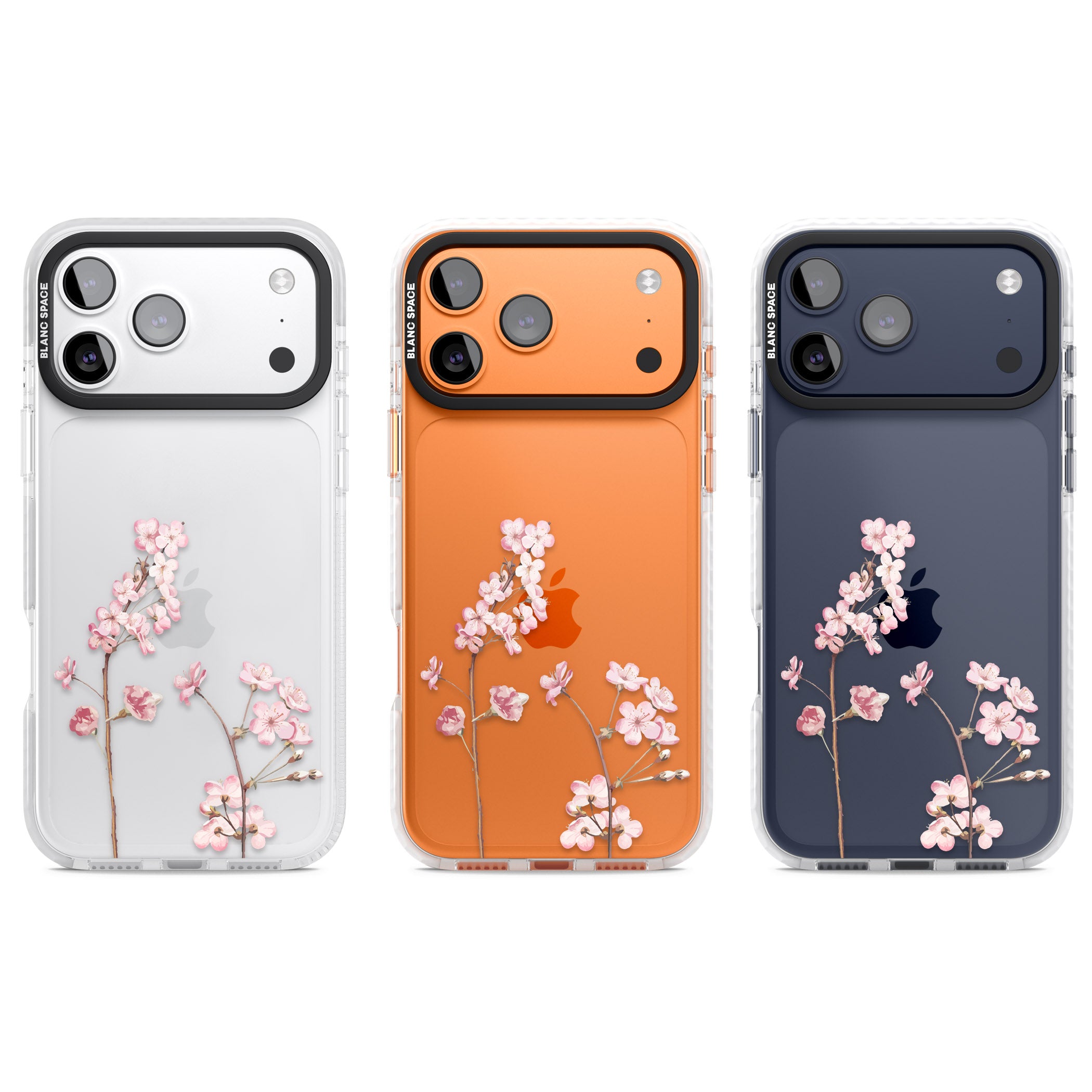 Blossom Flower iPhone 17 Pro Impact Clear Phone Case APT Impact Protection