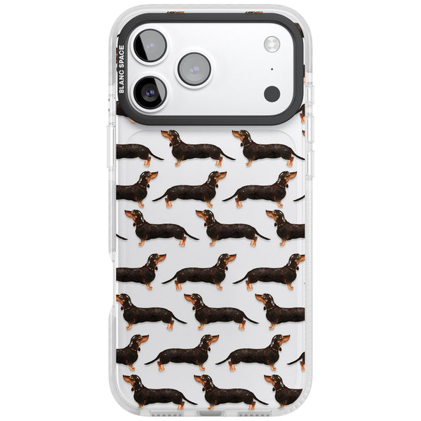 Dachshund Pattern Black Tan