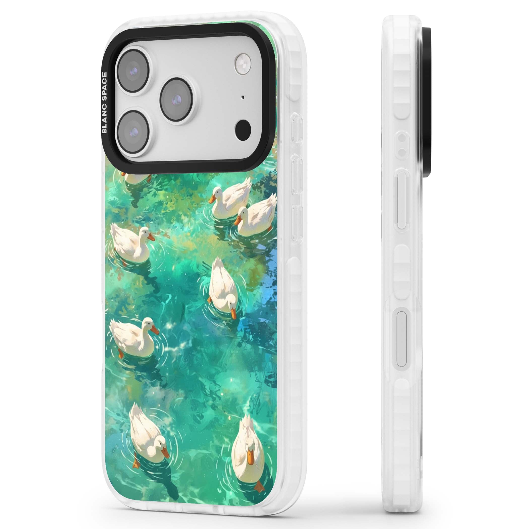 Ducks In The Pond for her iPhone case | Black Impact case for iPhone 17 Pro, iPhone 17 Pro Max