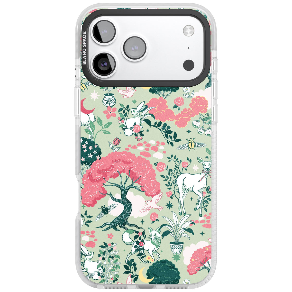 Enchanted Woodland iPhone 17 Pro Max Impact Clear Phone Case front