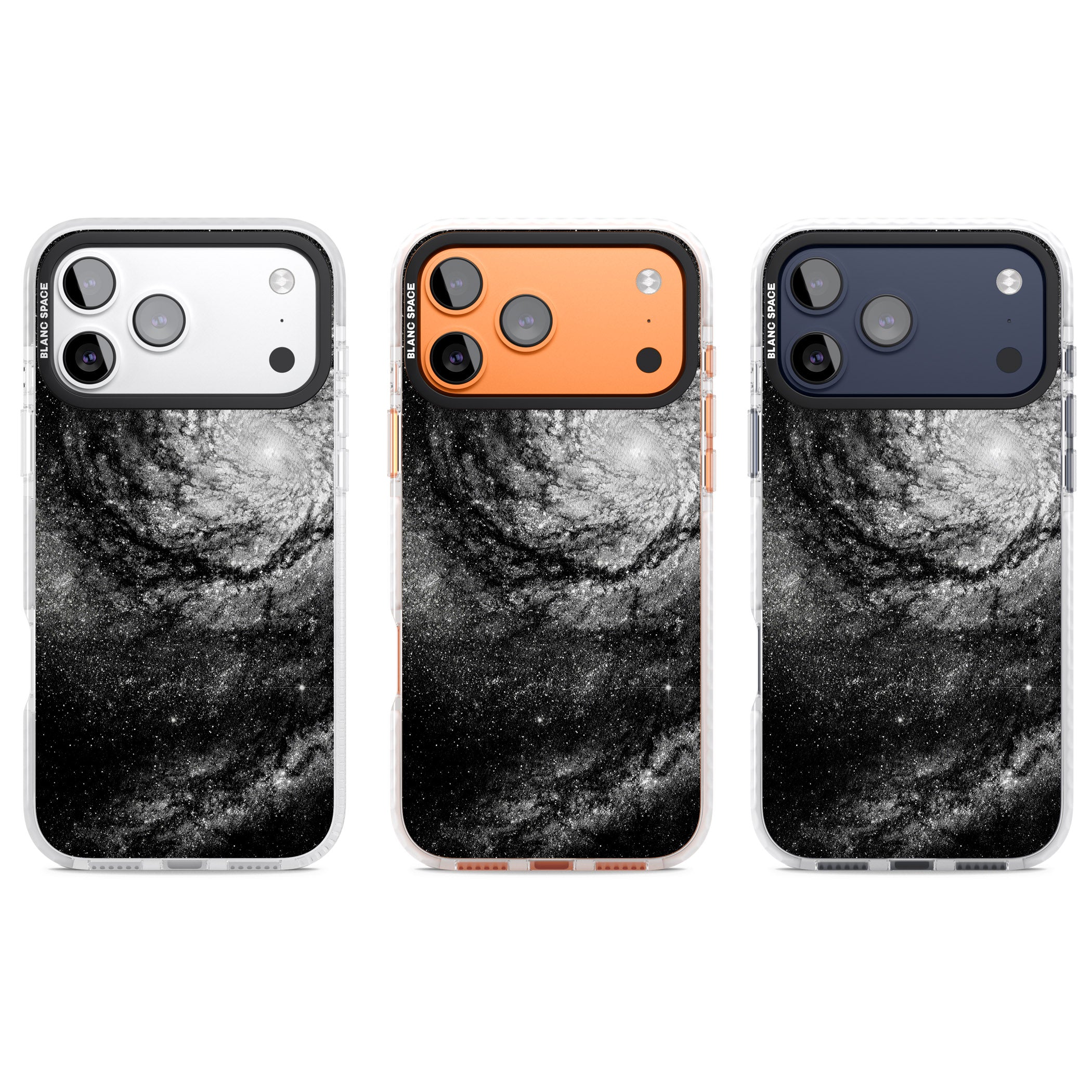 Night Sky Galaxies: Milky Way Galaxy iPhone 17 Pro Impact Clear Phone Case APT Impact Protection