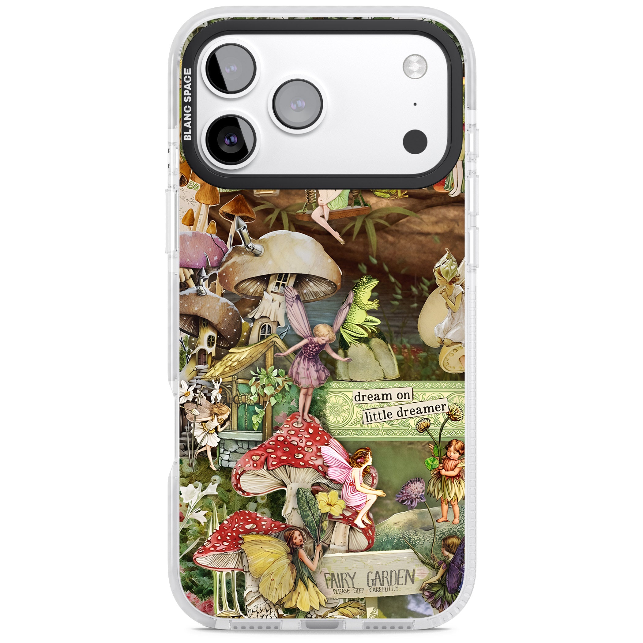 Dreamy Garden iPhone 17 Pro Impact Clear Phone Case