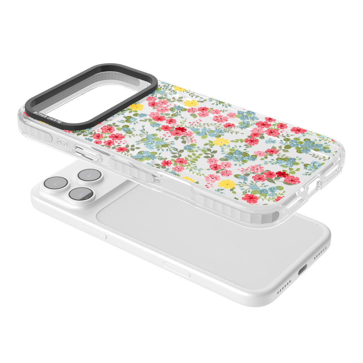 Sanremo Meadow iPhone 17 Pro Max Impact Clear Phone Case angled