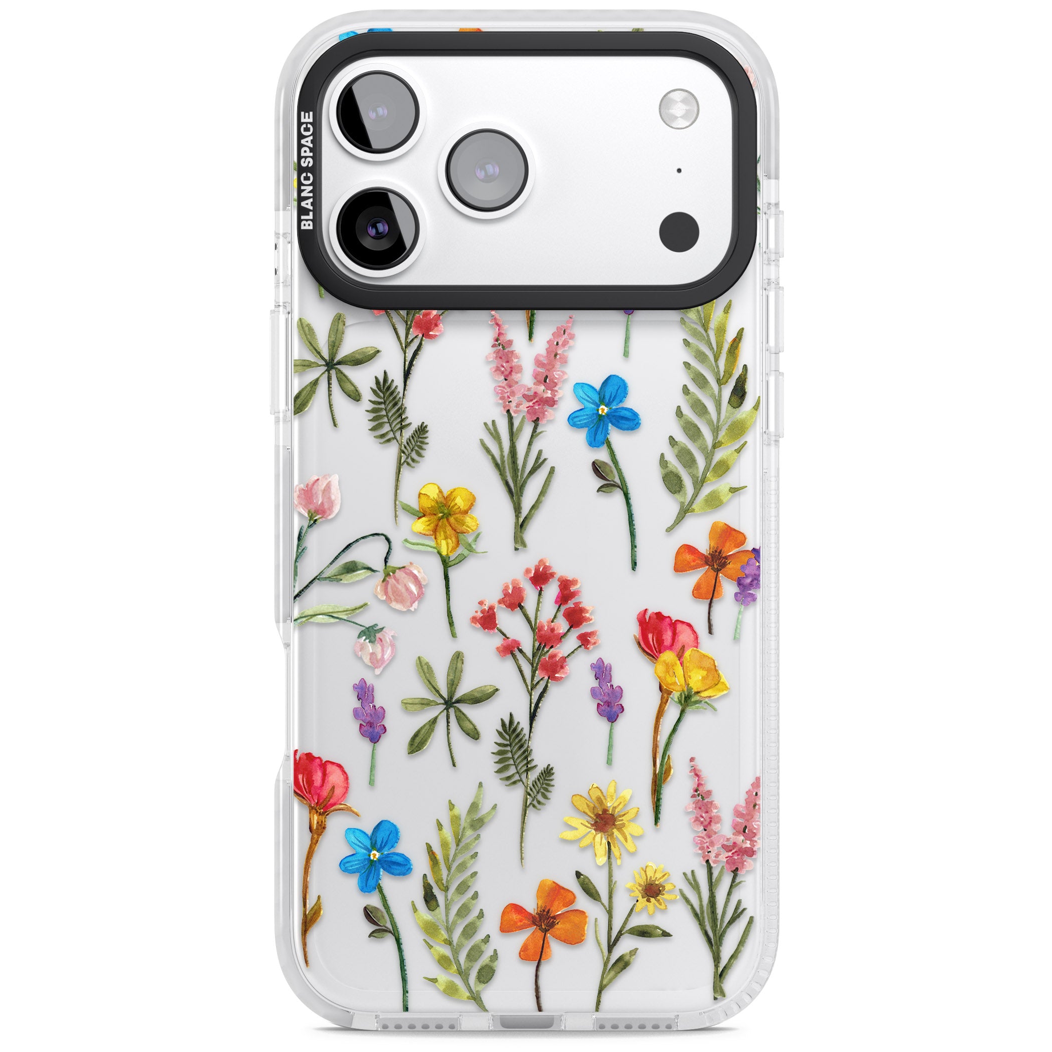 Spring Botanicals iPhone 17 Pro Impact Clear Phone Case