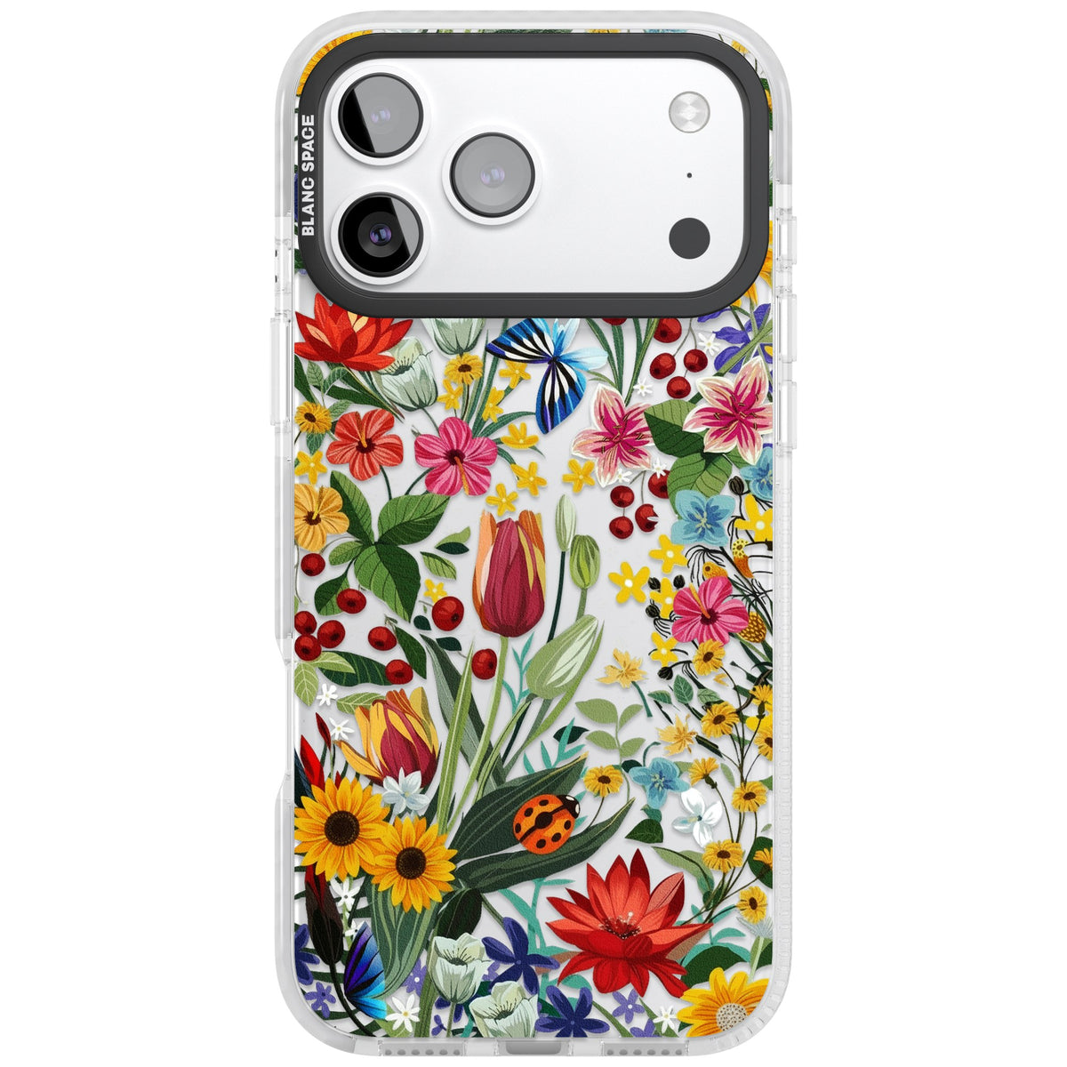 Botanical Bloom iPhone 17 Pro Max Impact Clear Phone Case front