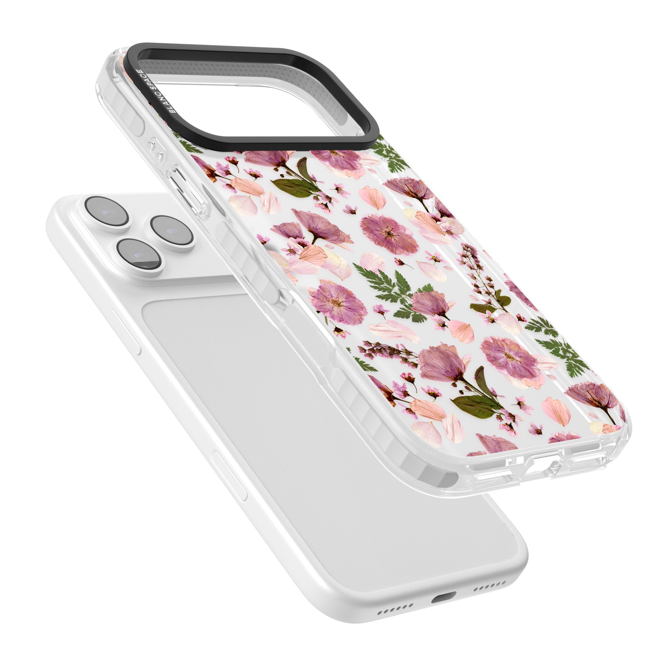 Floral Fantasy Menagerie iPhone 17 Pro Impact Clear Phone Case Colours