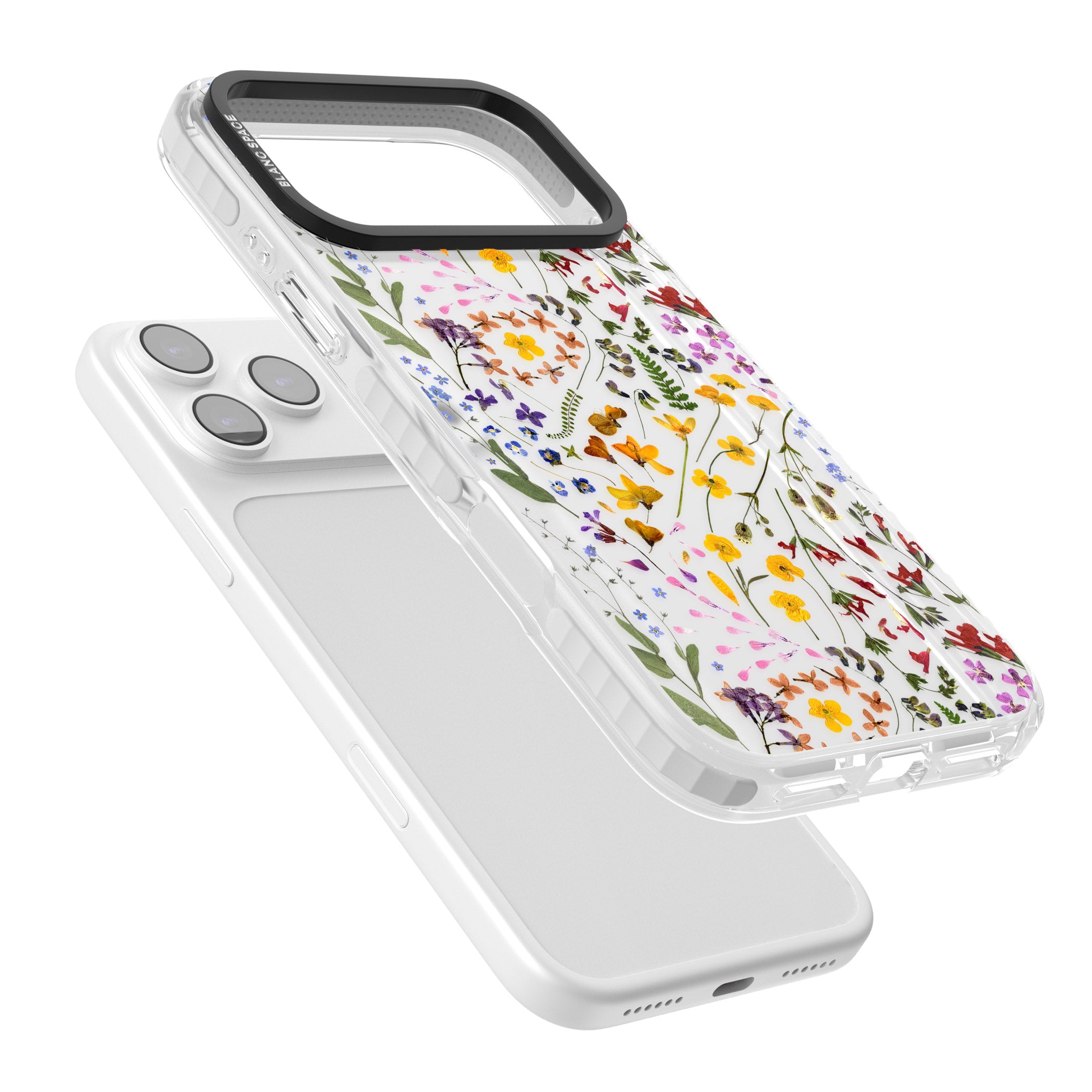 Wildflower iPhone 17 Pro Impact Clear Phone Case Colours