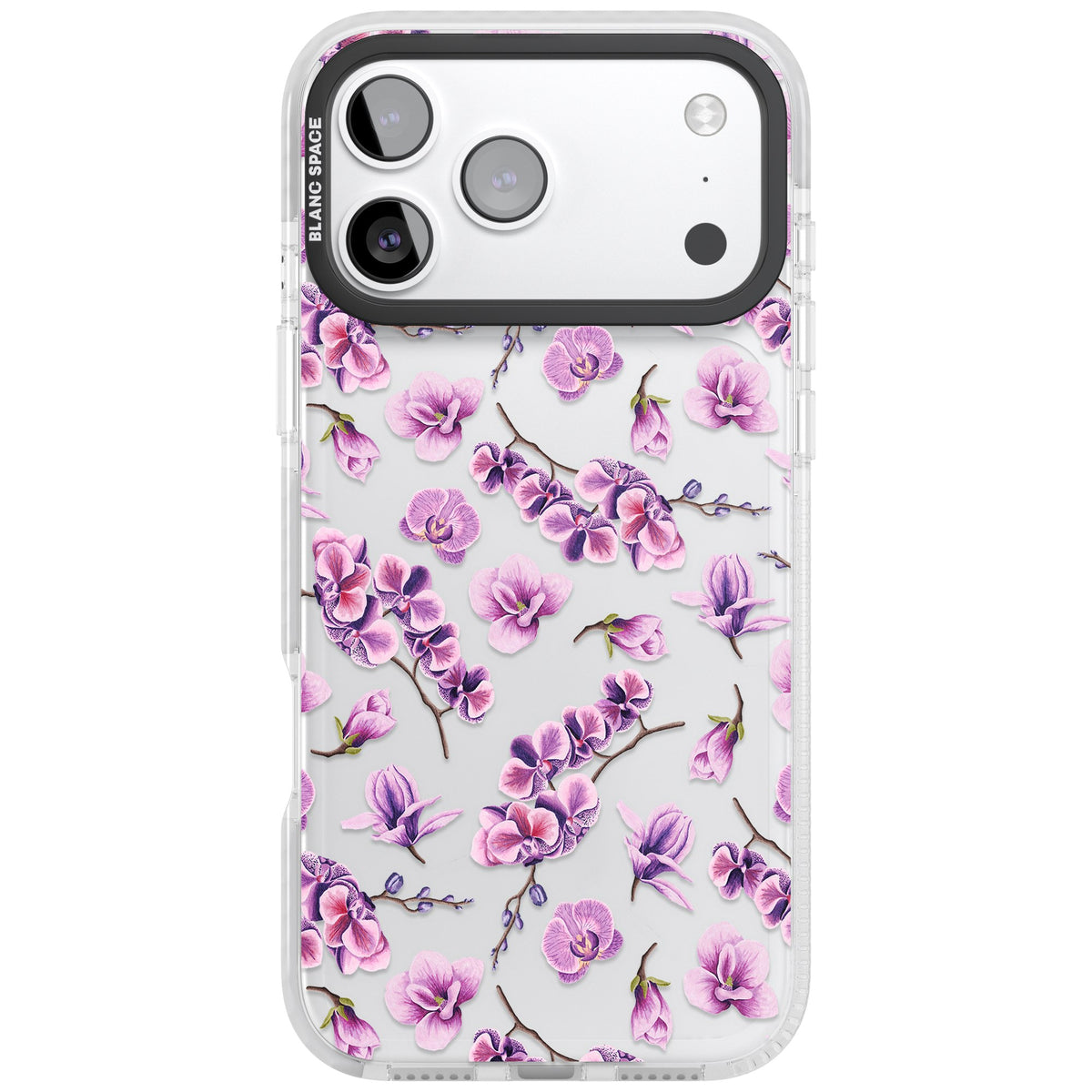 Soft Bloom iPhone 17 Pro Max Impact Clear Phone Case front