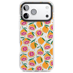 Blood Orange Fruit Pattern Transparent