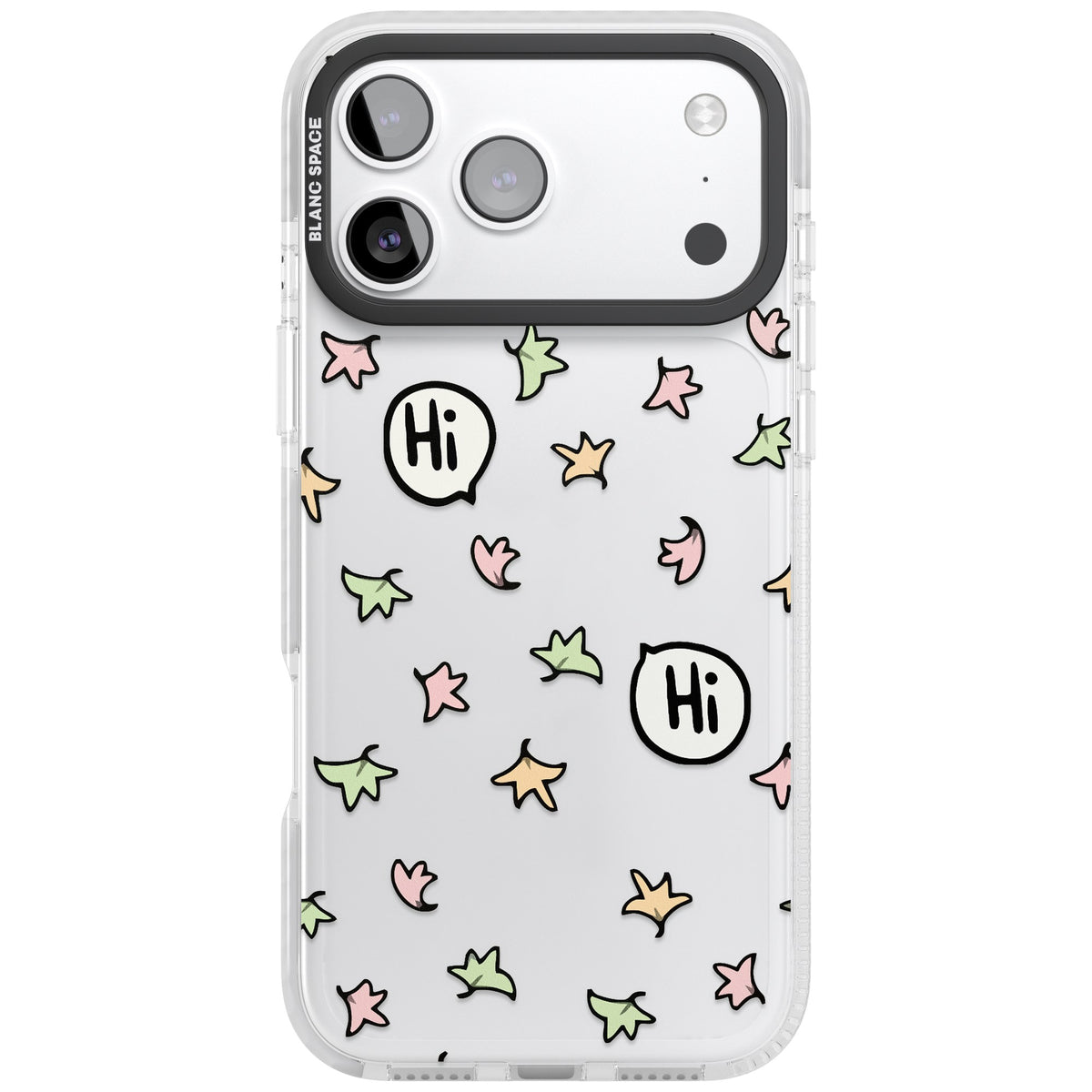 Heartstopper Leaves iPhone 17 Pro Max Impact Clear Phone Case front