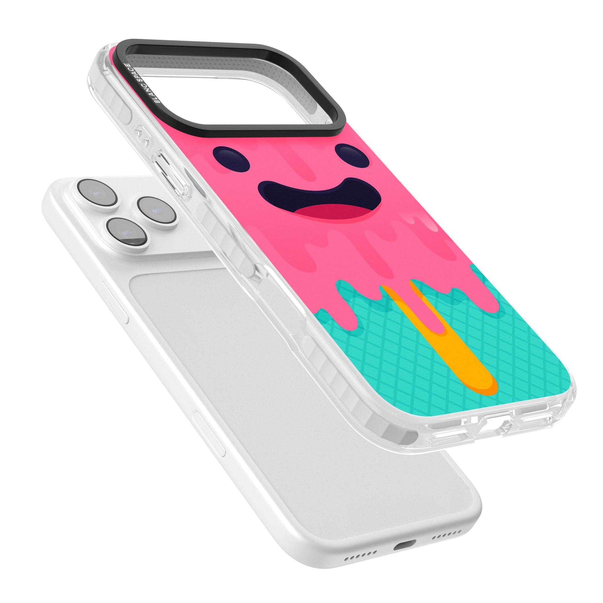 Ice Lolly iPhone 17 Pro Impact Clear Phone Case Colours