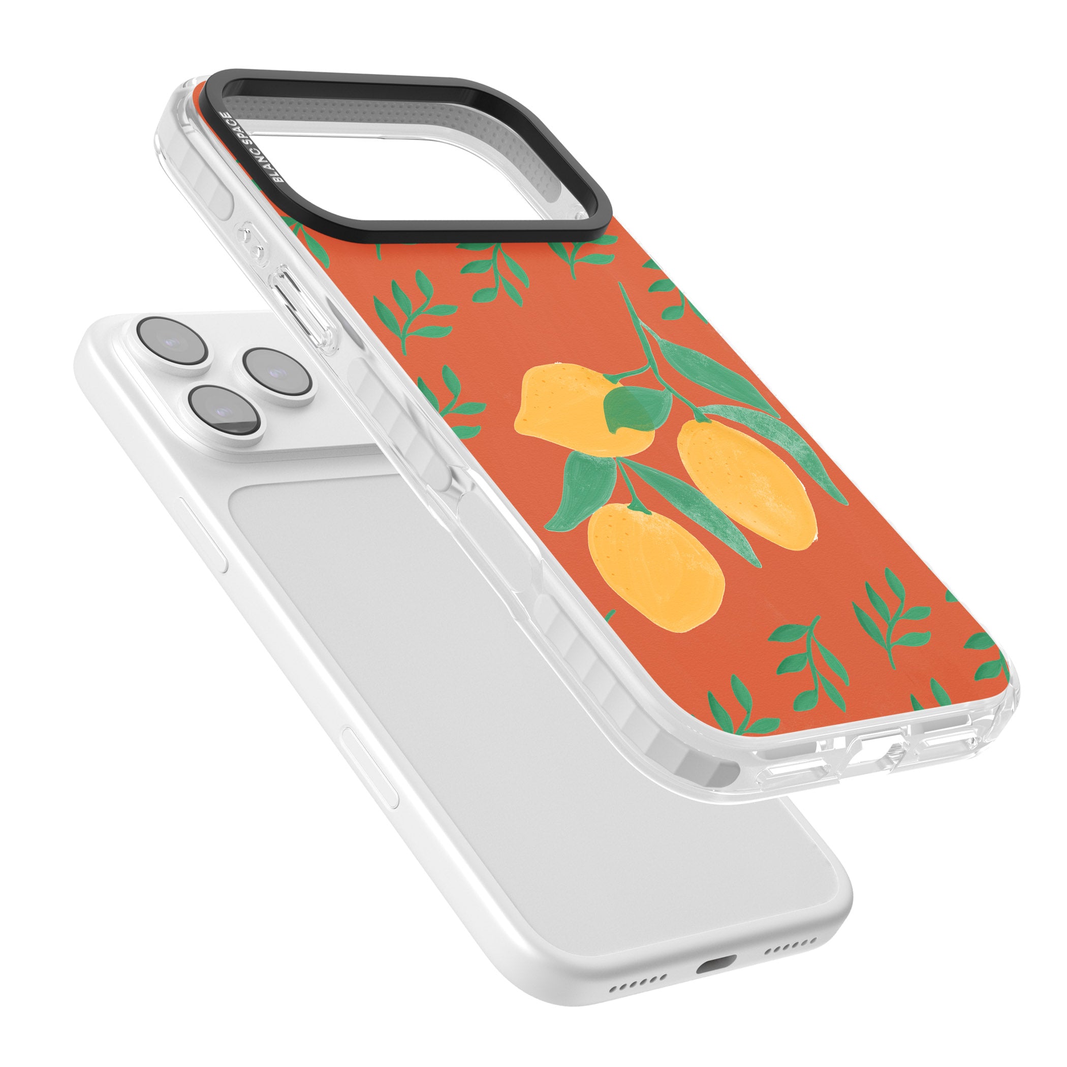 Tuscan Lemons iPhone 17 Pro Impact Clear Phone Case Colours