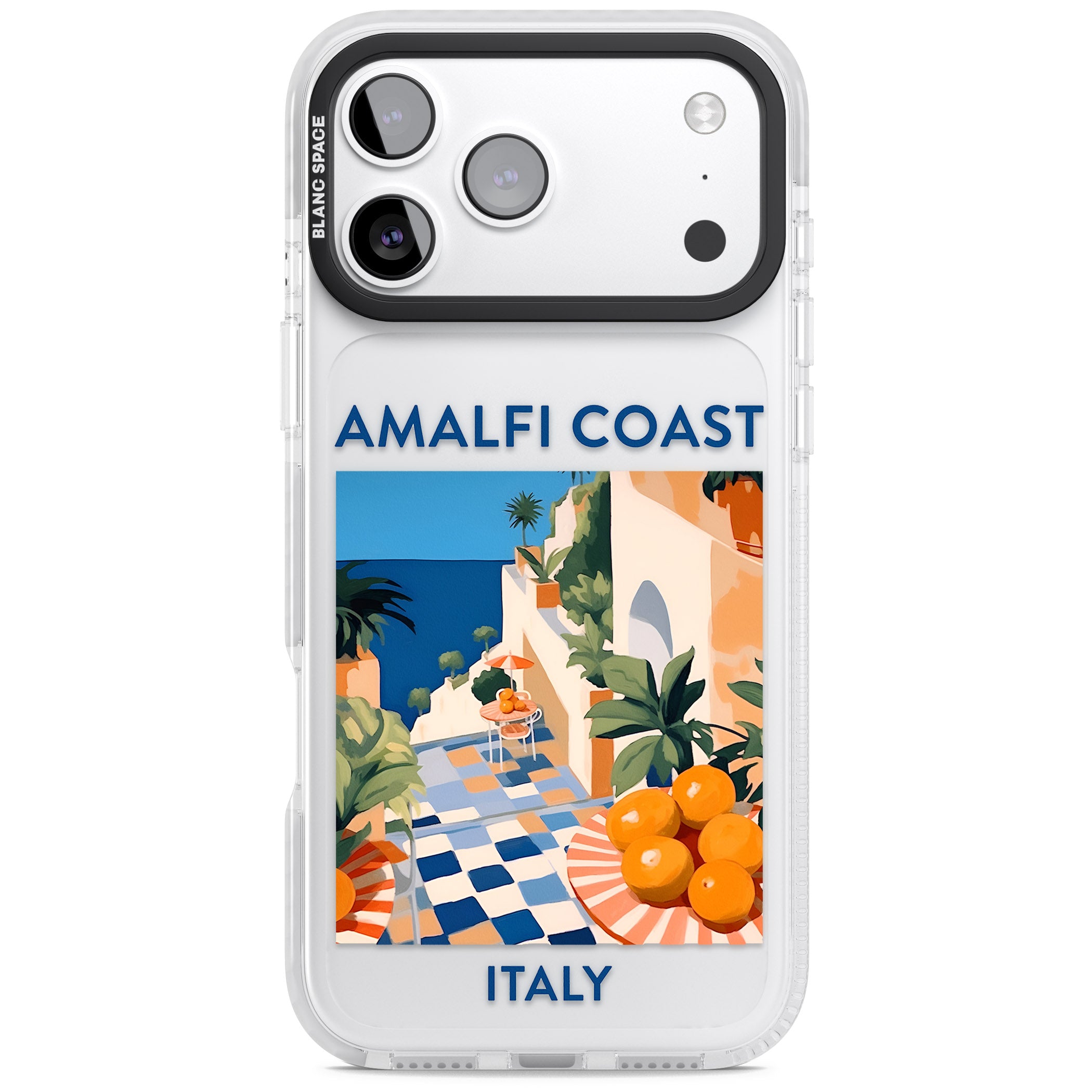 Amalfi Coast iPhone 17 Pro Impact Clear Phone Case