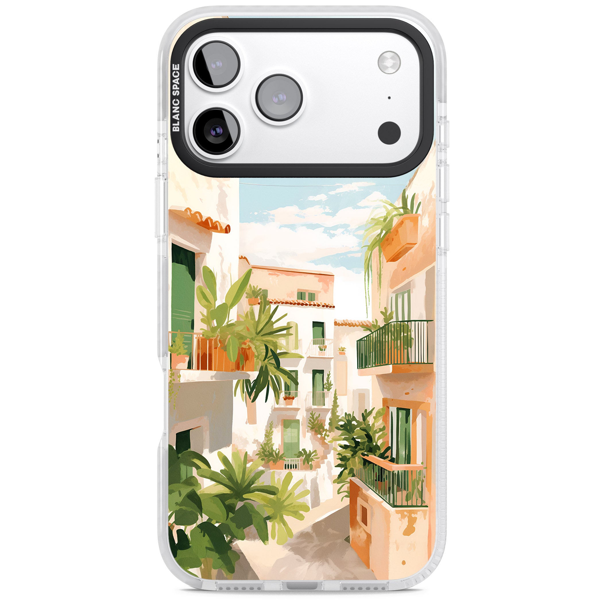 Tuscan Balconies iPhone 17 Pro Impact Clear Phone Case