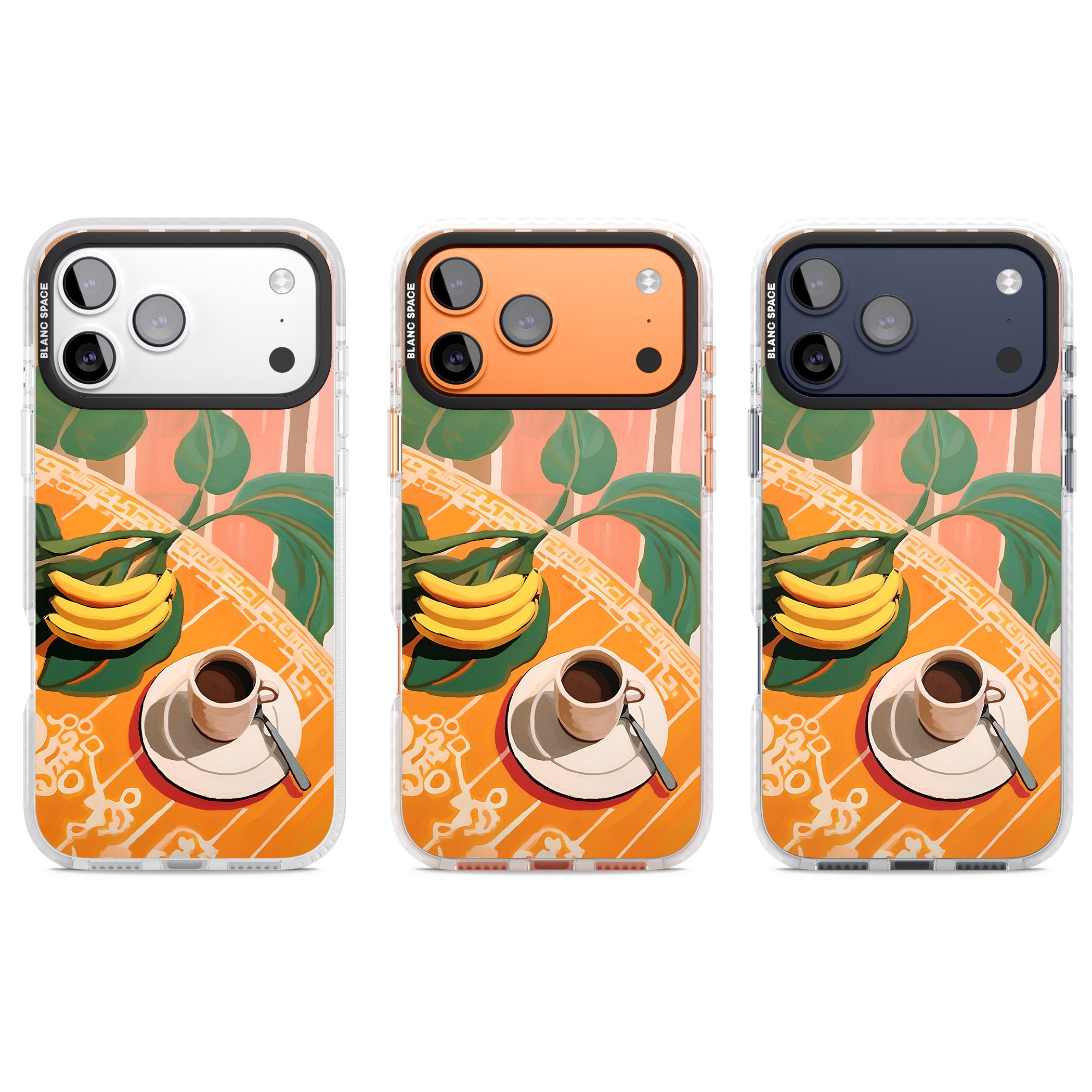 Mediterranean Breakfast iPhone 17 Pro Impact Clear Phone Case APT Impact Protection
