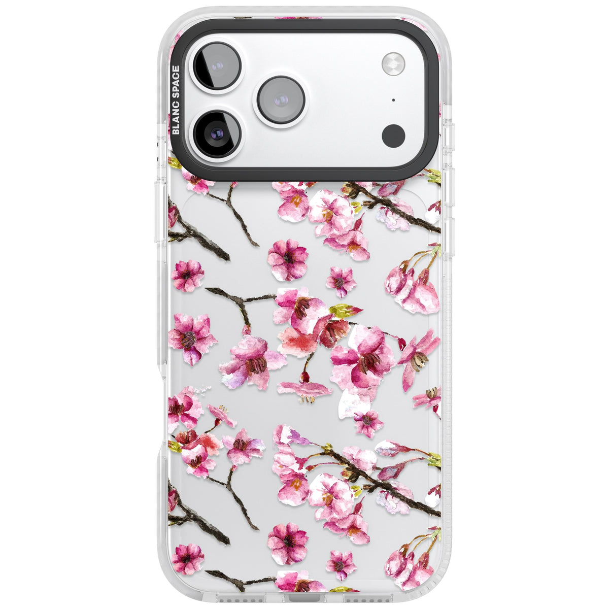 Sakura Bloom iPhone 17 Pro Max Impact Clear Phone Case front