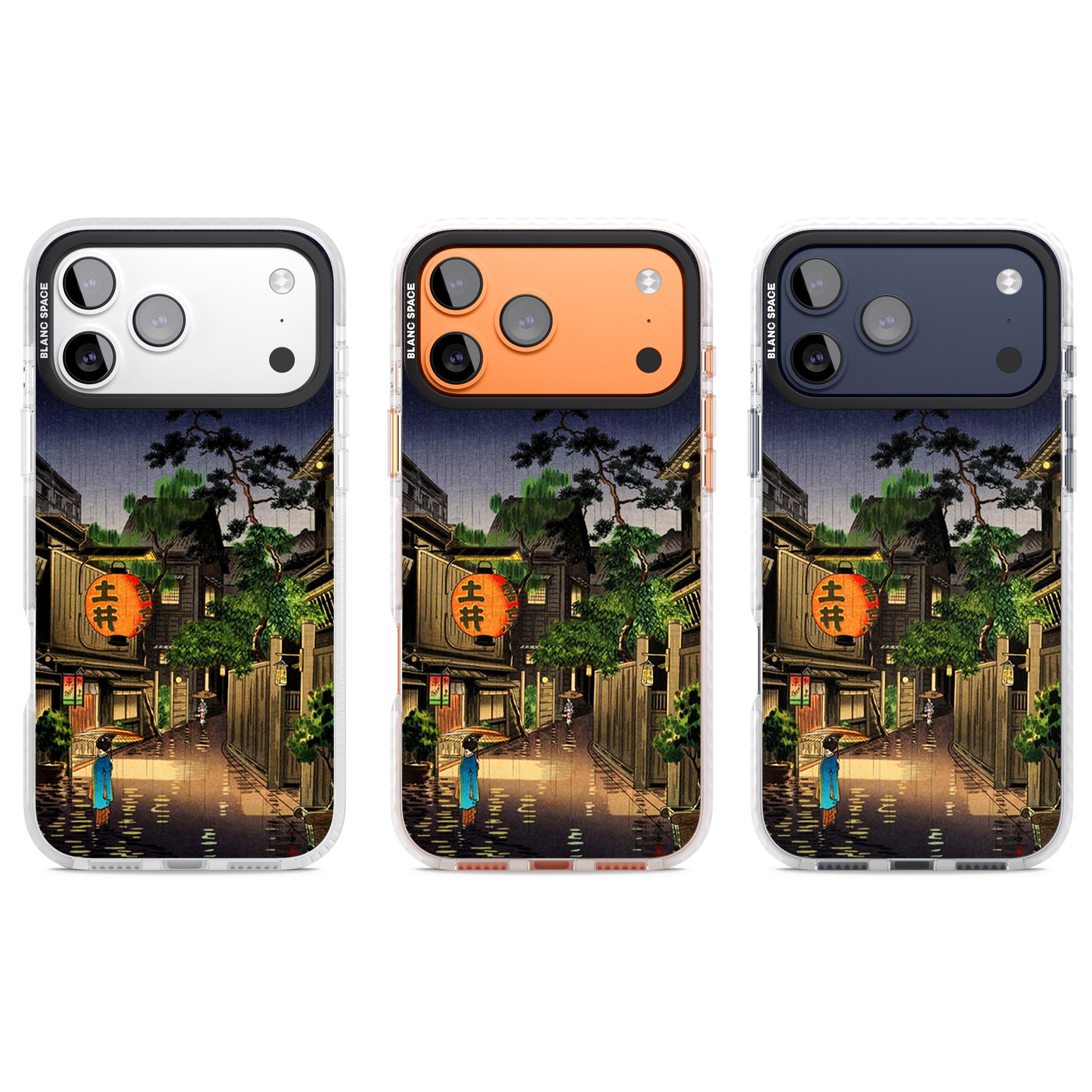 Evening In Ushigome iPhone 17 Pro Impact Clear Phone Case APT Impact Protection