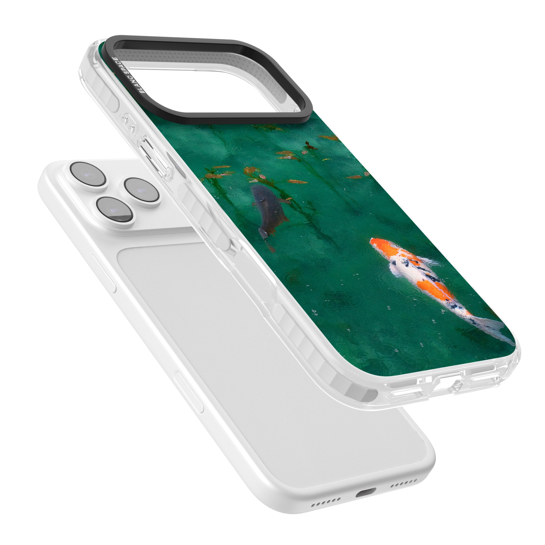 Koi Fish iPhone 17 Pro Impact Clear Phone Case Colours