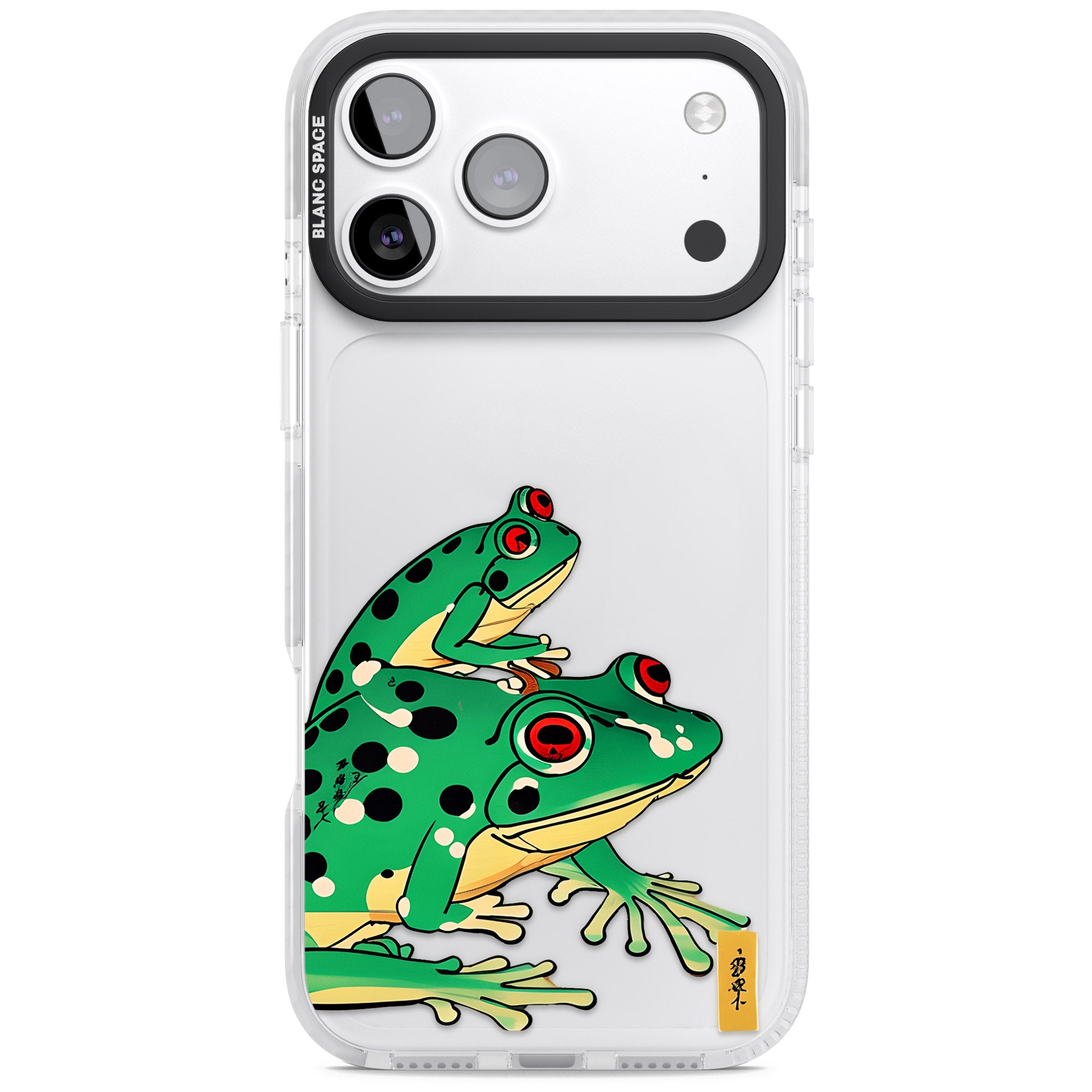 Matsumoto Hoji Frog Green iPhone 17 Pro Impact Clear Phone Case