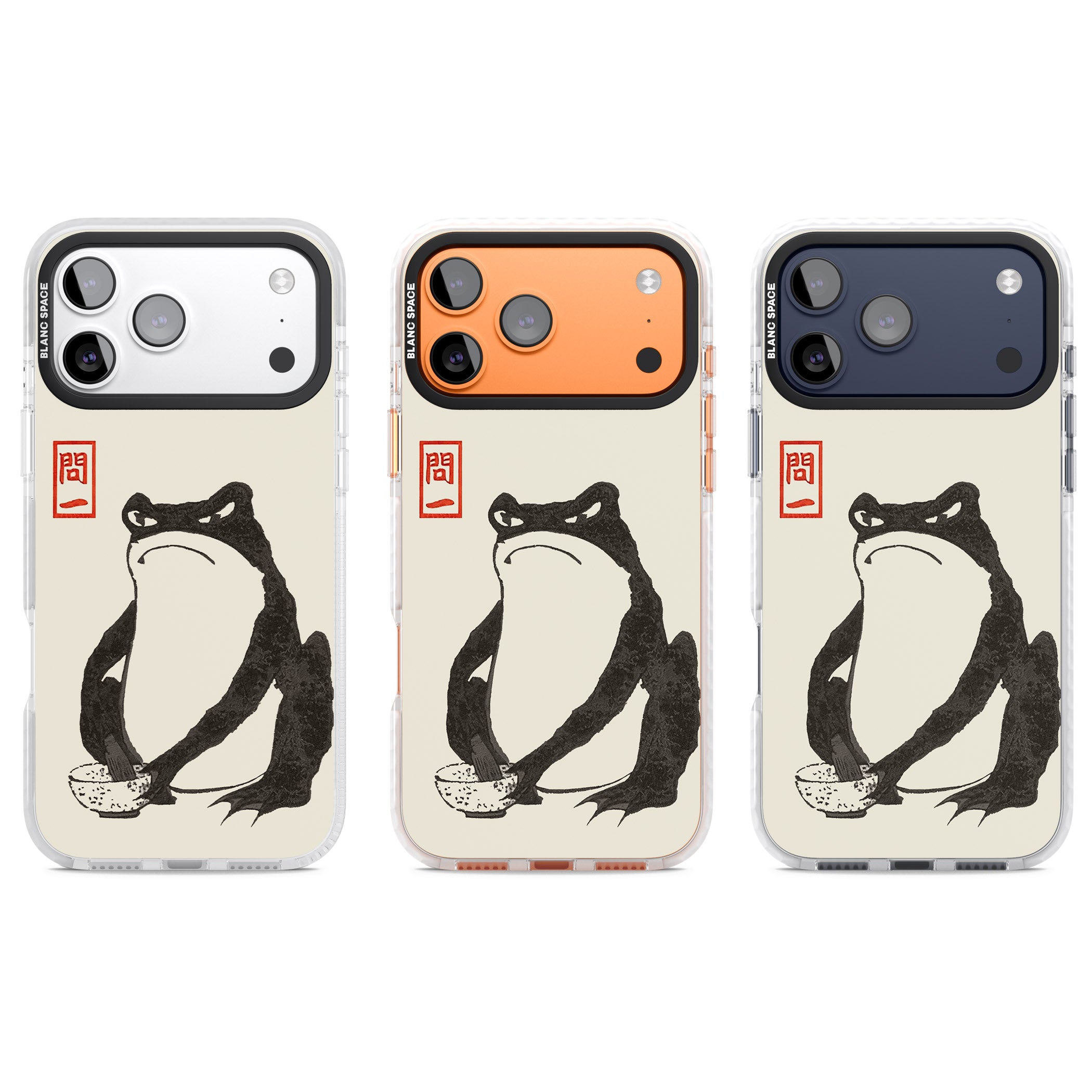 Matsumoto Hoji Grumpy Toad Frog Wallpaper iPhone Case |