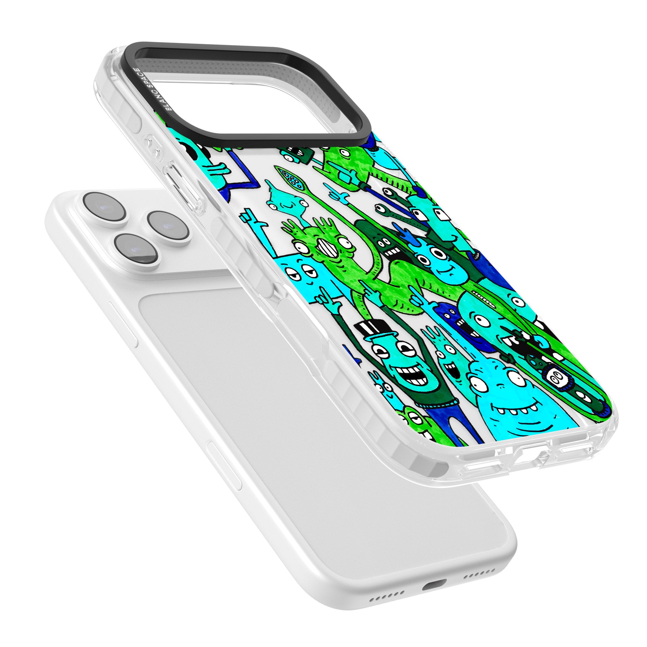 Don'T Point iPhone 17 Pro Impact Clear Phone Case Colours