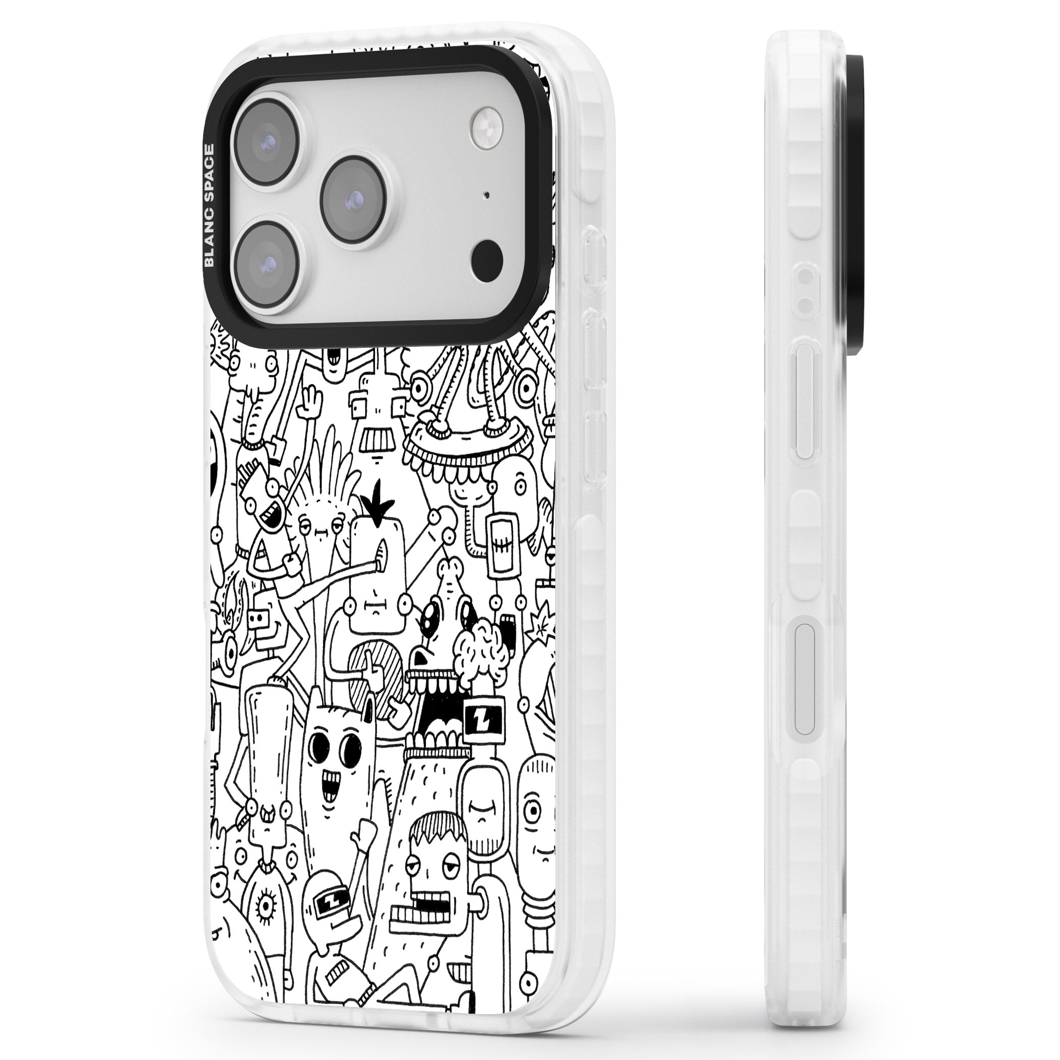 Stack Original iPhone 17 Pro Impact Clear Phone Case Side Profile