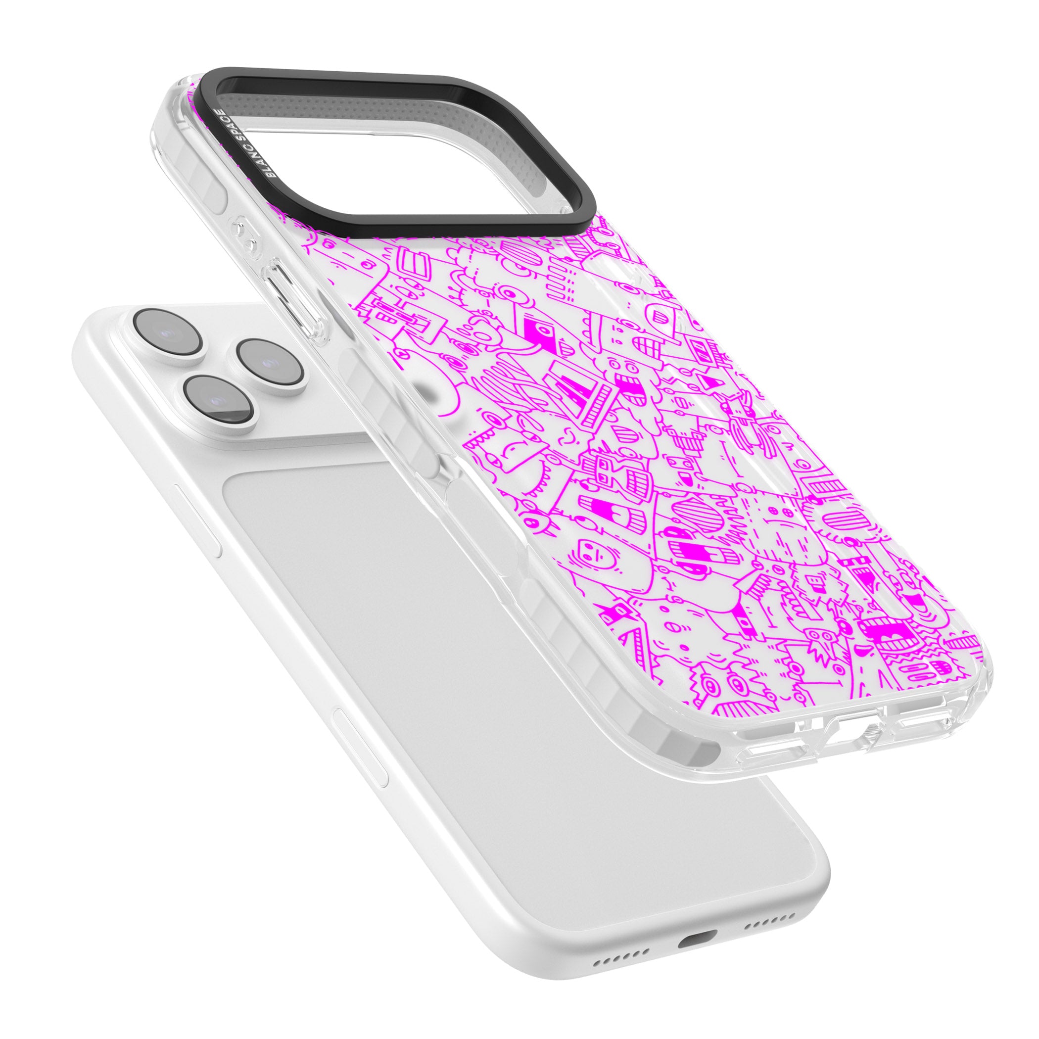 Pink Pals iPhone 17 Pro Impact Clear Phone Case Colours