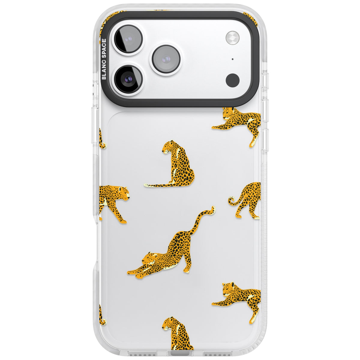 Wild Amber iPhone 17 Pro Max Impact Clear Phone Case front