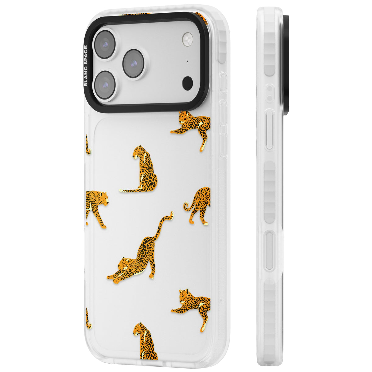Wild Amber iPhone 17 Pro Max Impact Clear Phone Case side
