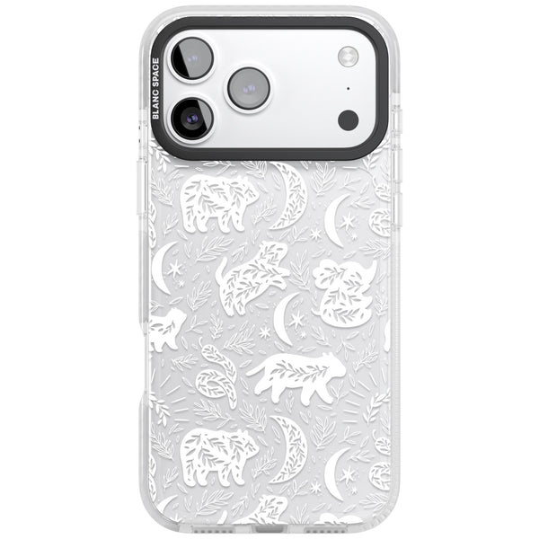 Forest Animal Silhouettes: White/Clear