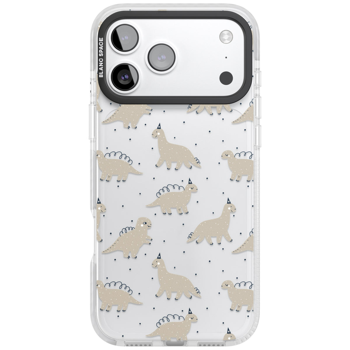 Fossil Friends iPhone 17 Pro Max Impact Clear Phone Case front