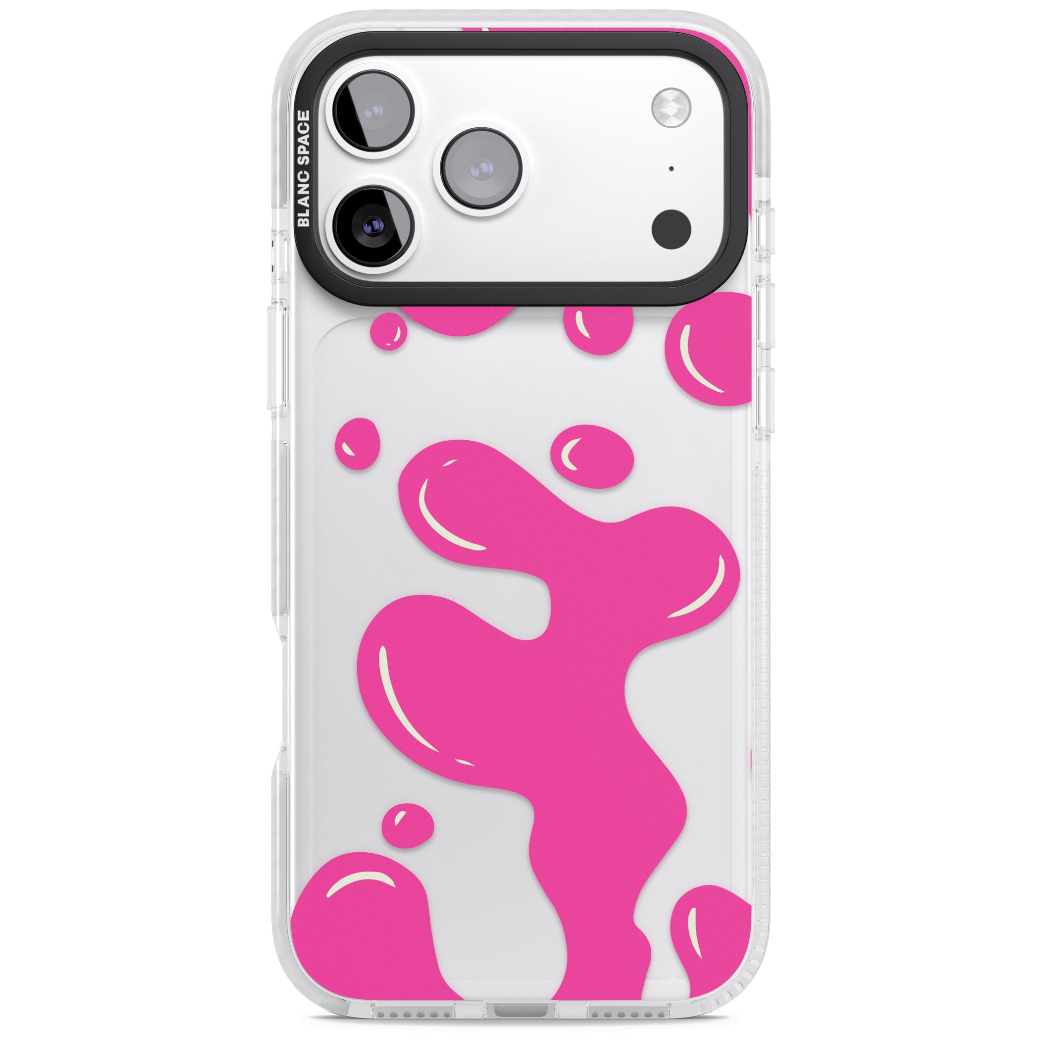 Pink Lava Lamp iPhone 17 Pro Impact Clear Phone Case