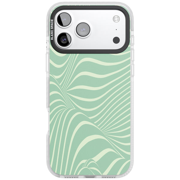 Mint Green Distorted Line