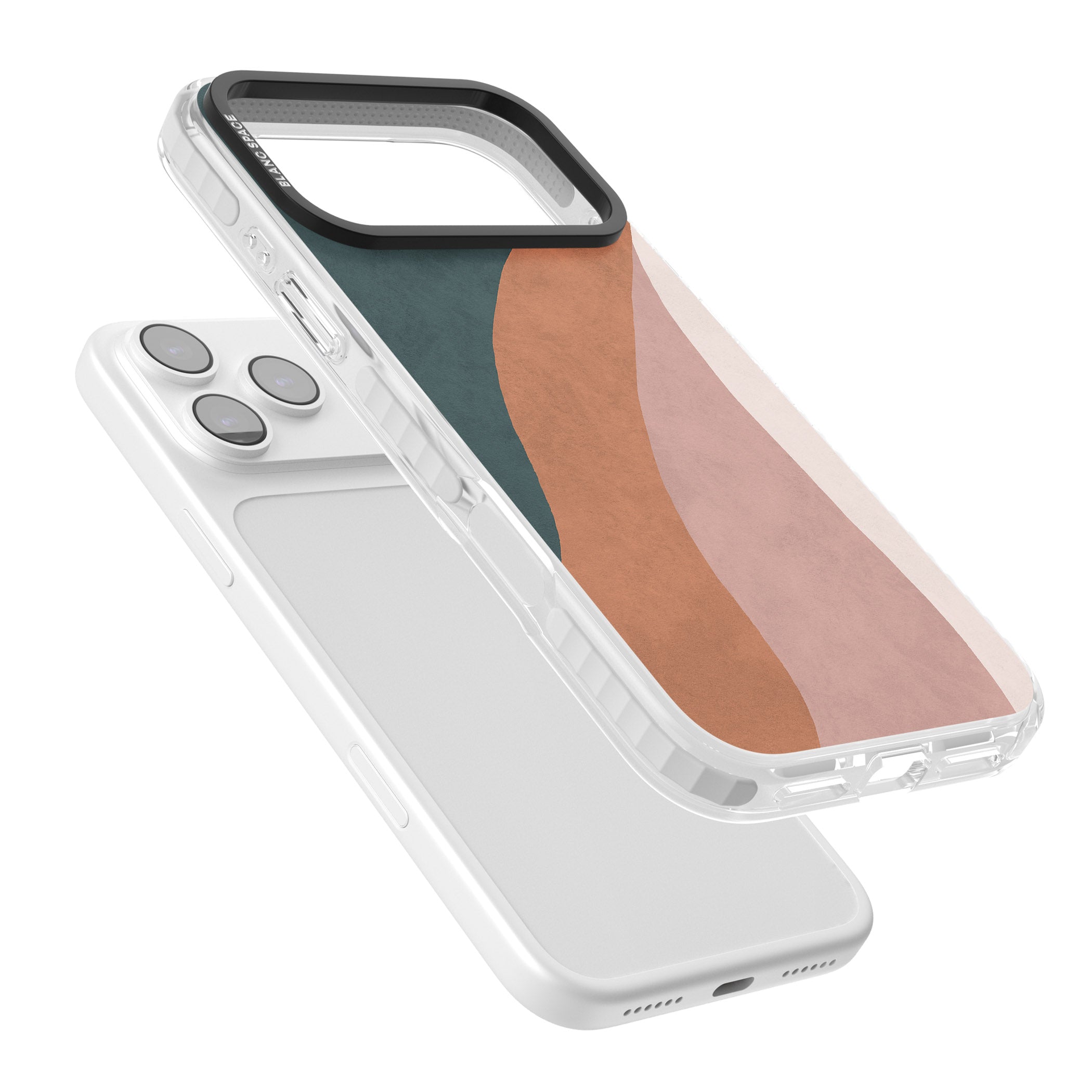 Earthwave Abstract iPhone 17 Pro Impact Pro Clear Phone Case Colours