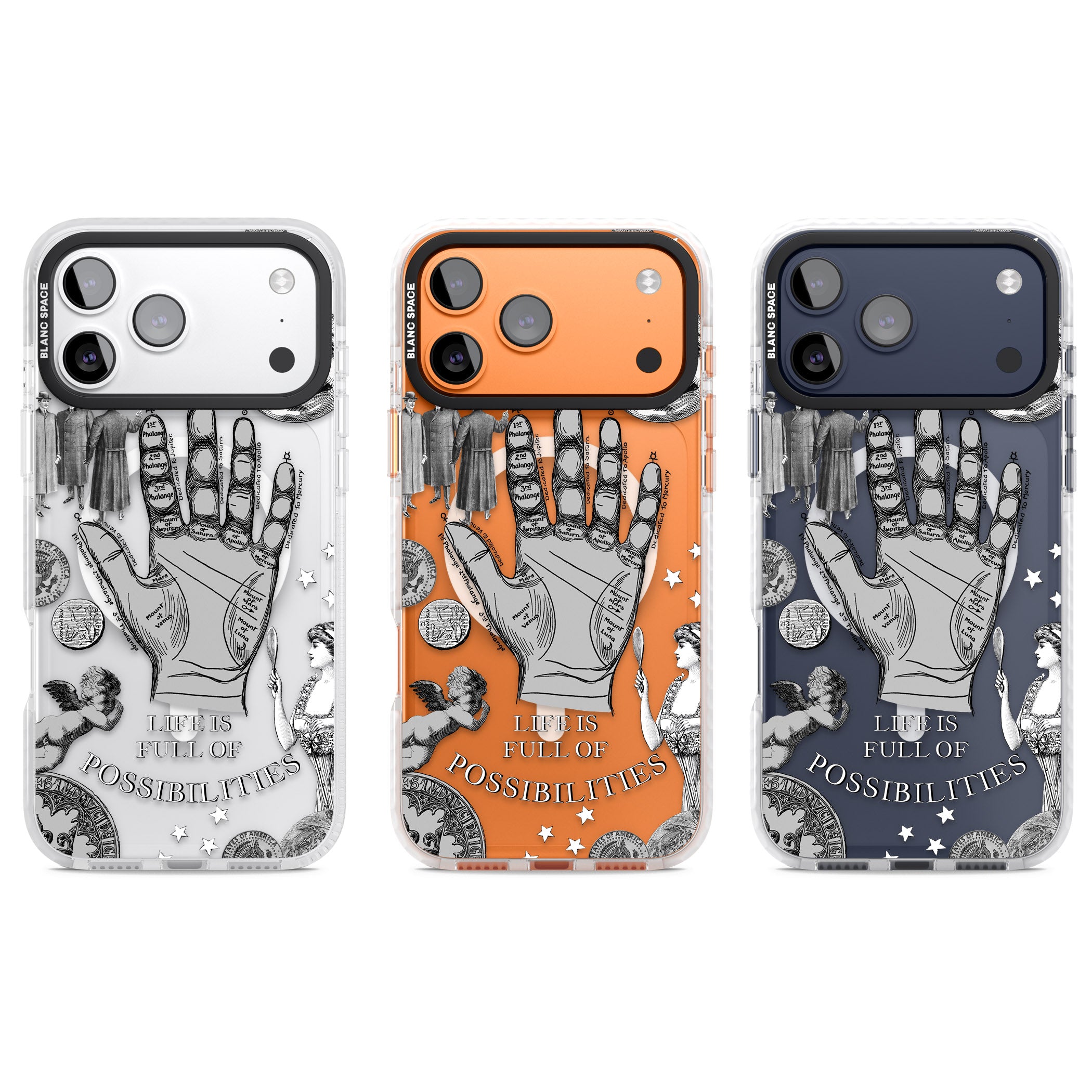 Life Is Full Of Possibilities iPhone 17 Pro Impact Pro Clear Phone Case APT Impact Protection