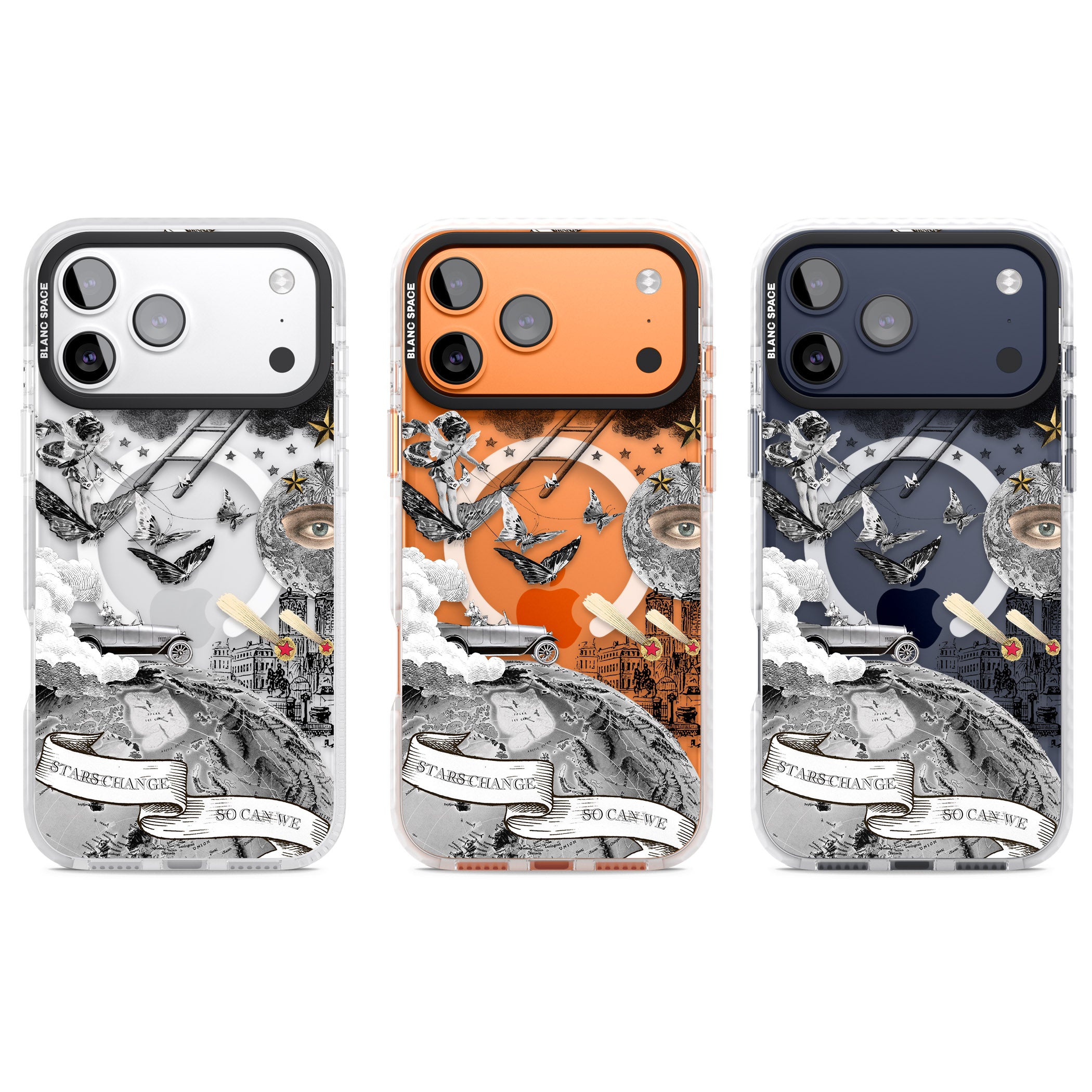 Stars Change So Can We iPhone 17 Pro Impact Pro Clear Phone Case APT Impact Protection