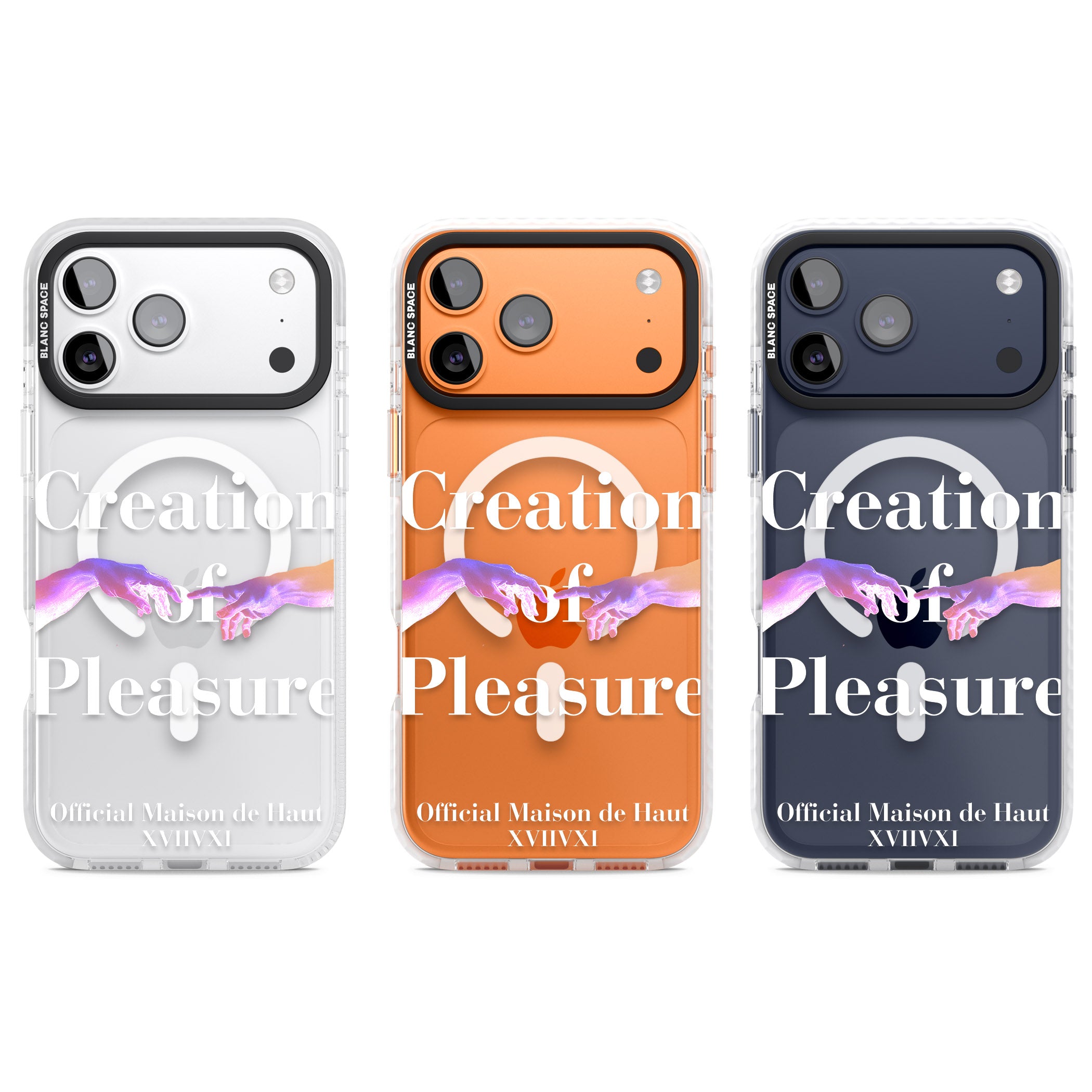 Creation Of Pleasure iPhone 17 Pro Impact Pro Clear Phone Case APT Impact Protection