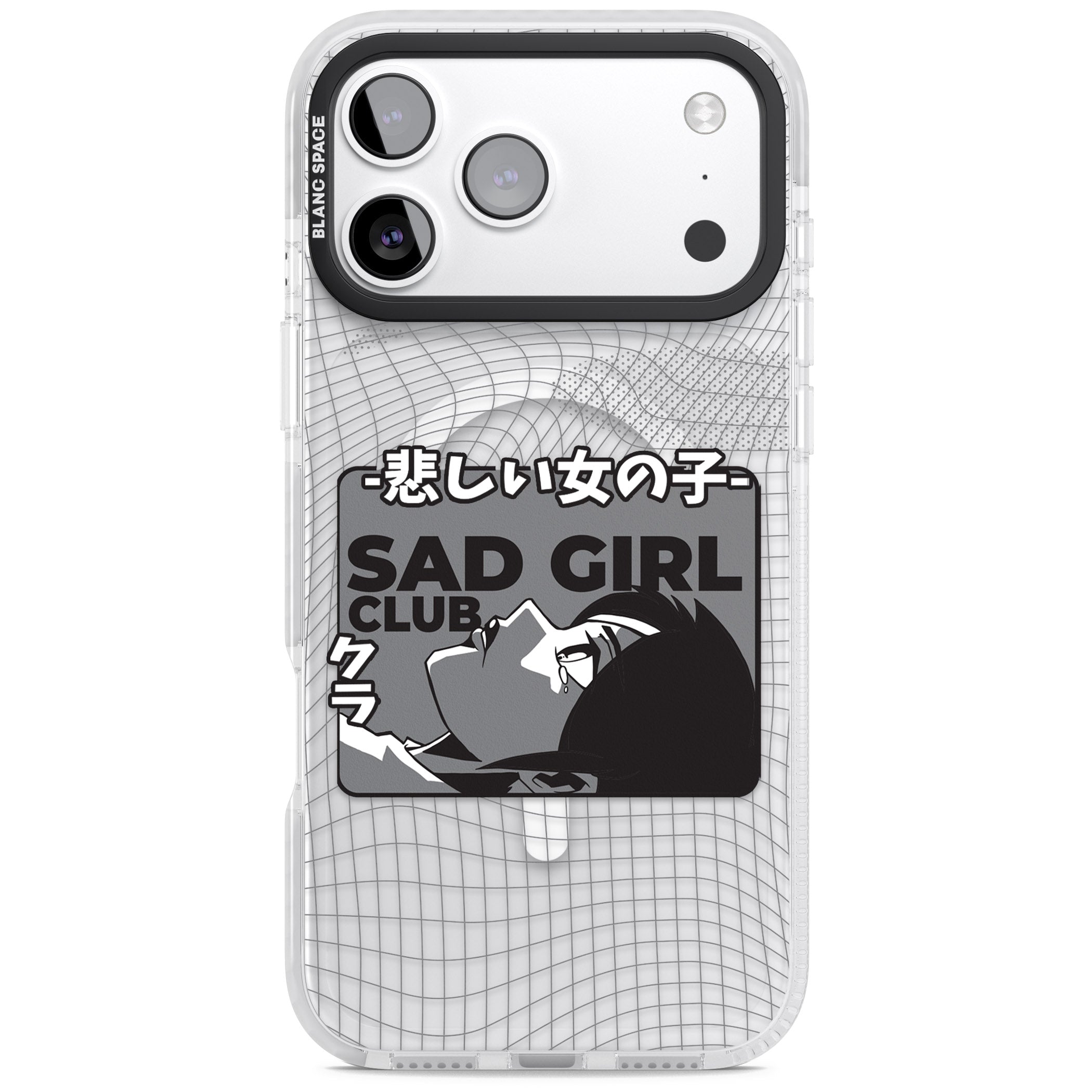 Sad Girl Club iPhone 17 Pro Impact Pro Clear Phone Case