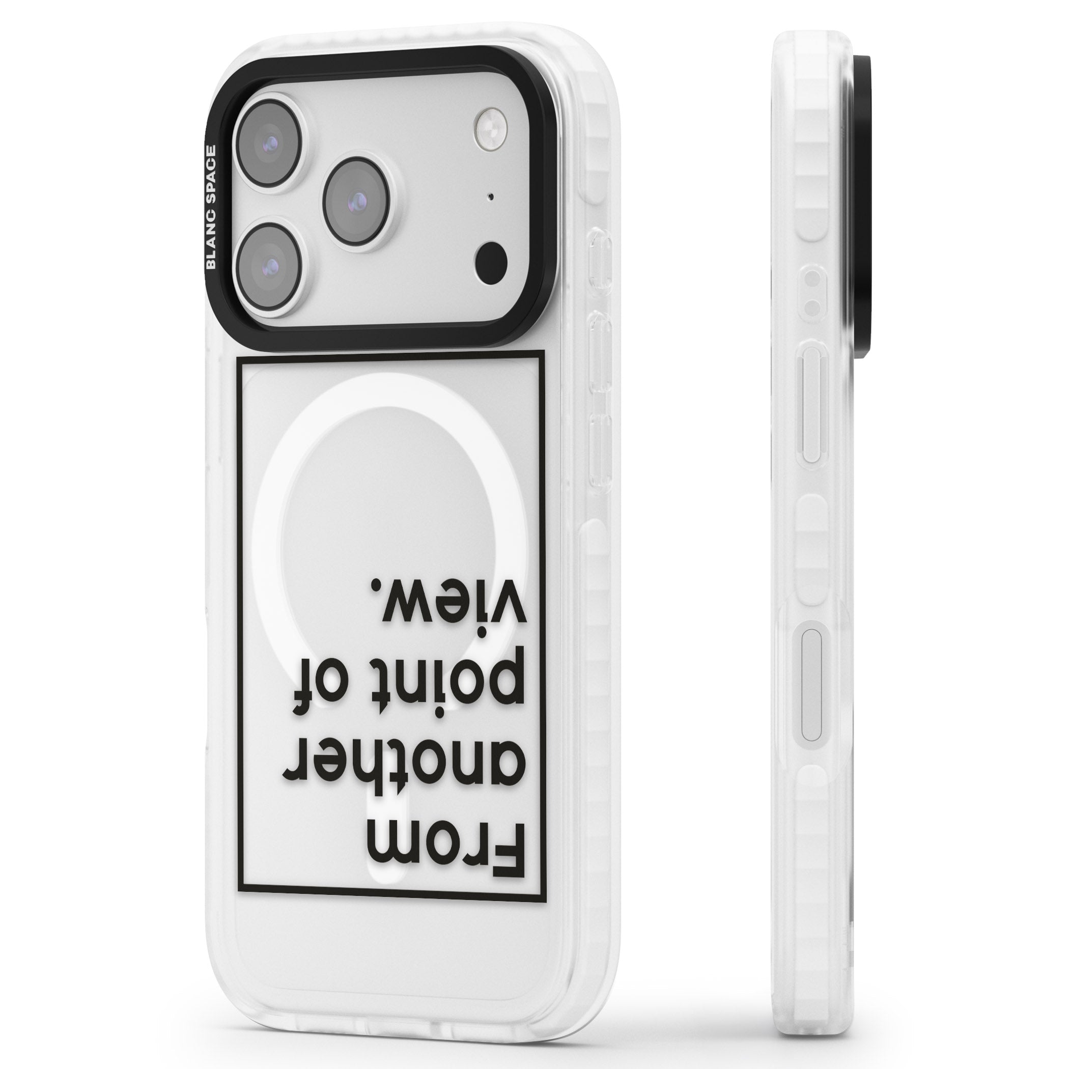 Another Point Of View iPhone 17 Pro Impact Pro Clear Phone Case Side Profile