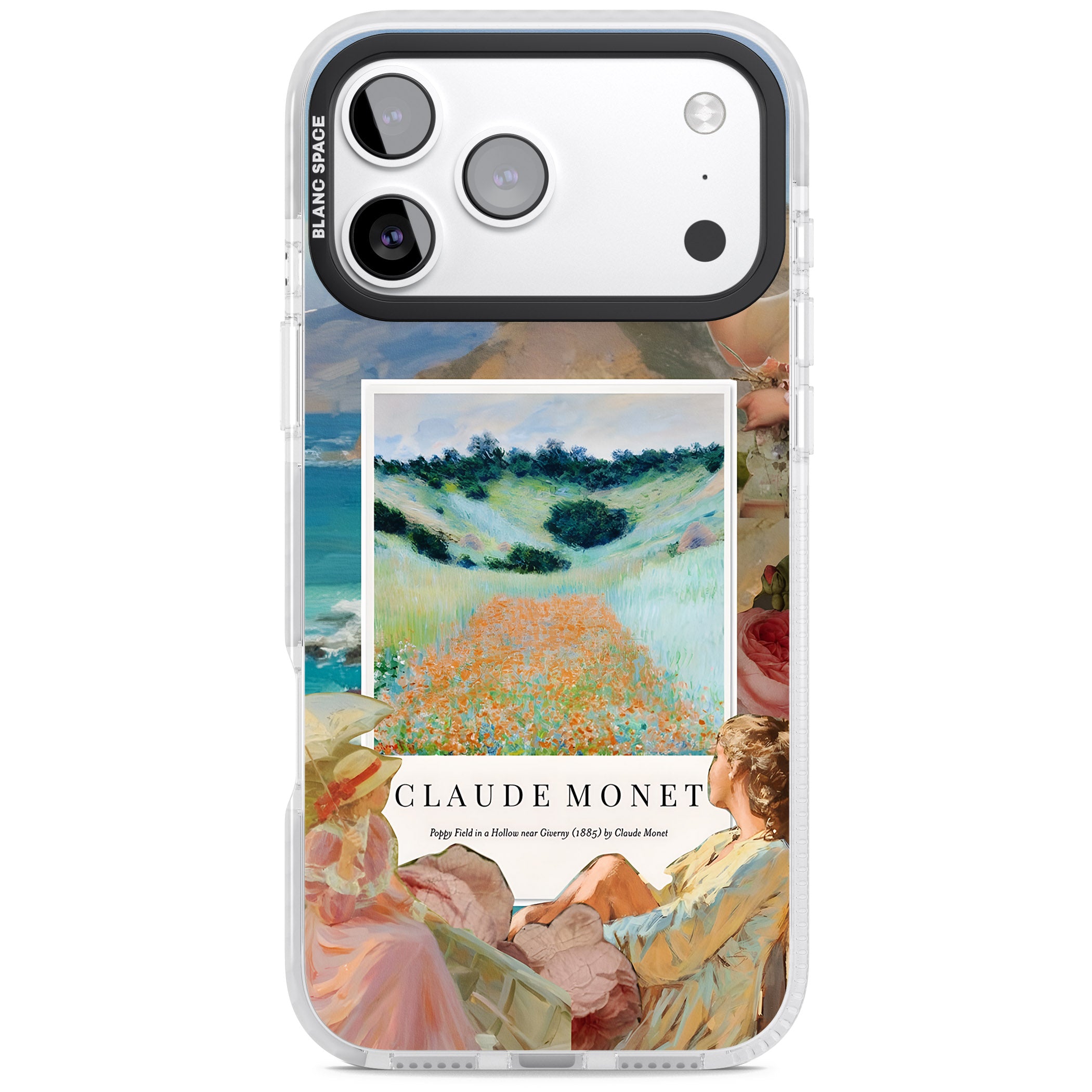 Monet Poppy Field iPhone 17 Pro Impact Pro Clear Phone Case