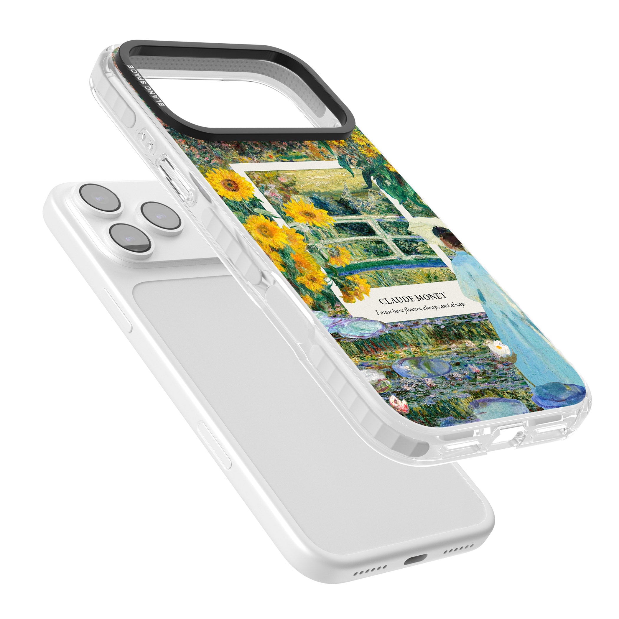 Monet Garden Bridge iPhone 17 Pro Impact Pro Clear Phone Case Colours