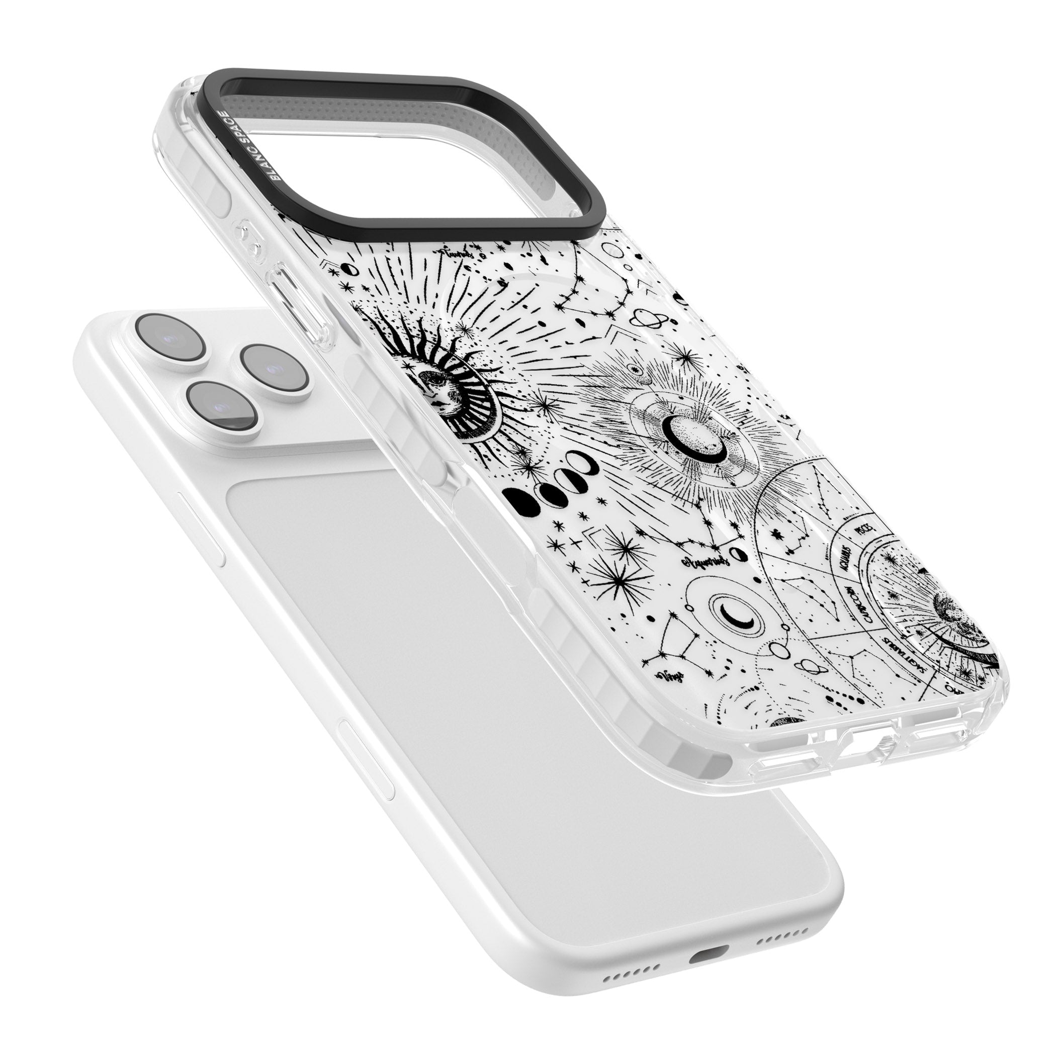 Celestial Chart iPhone 17 Pro Impact Pro Clear Phone Case Colours