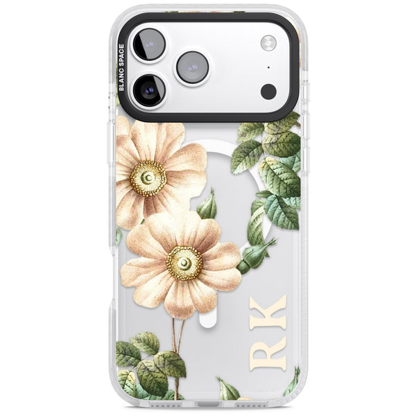Personalised Vintage Floral Anemone